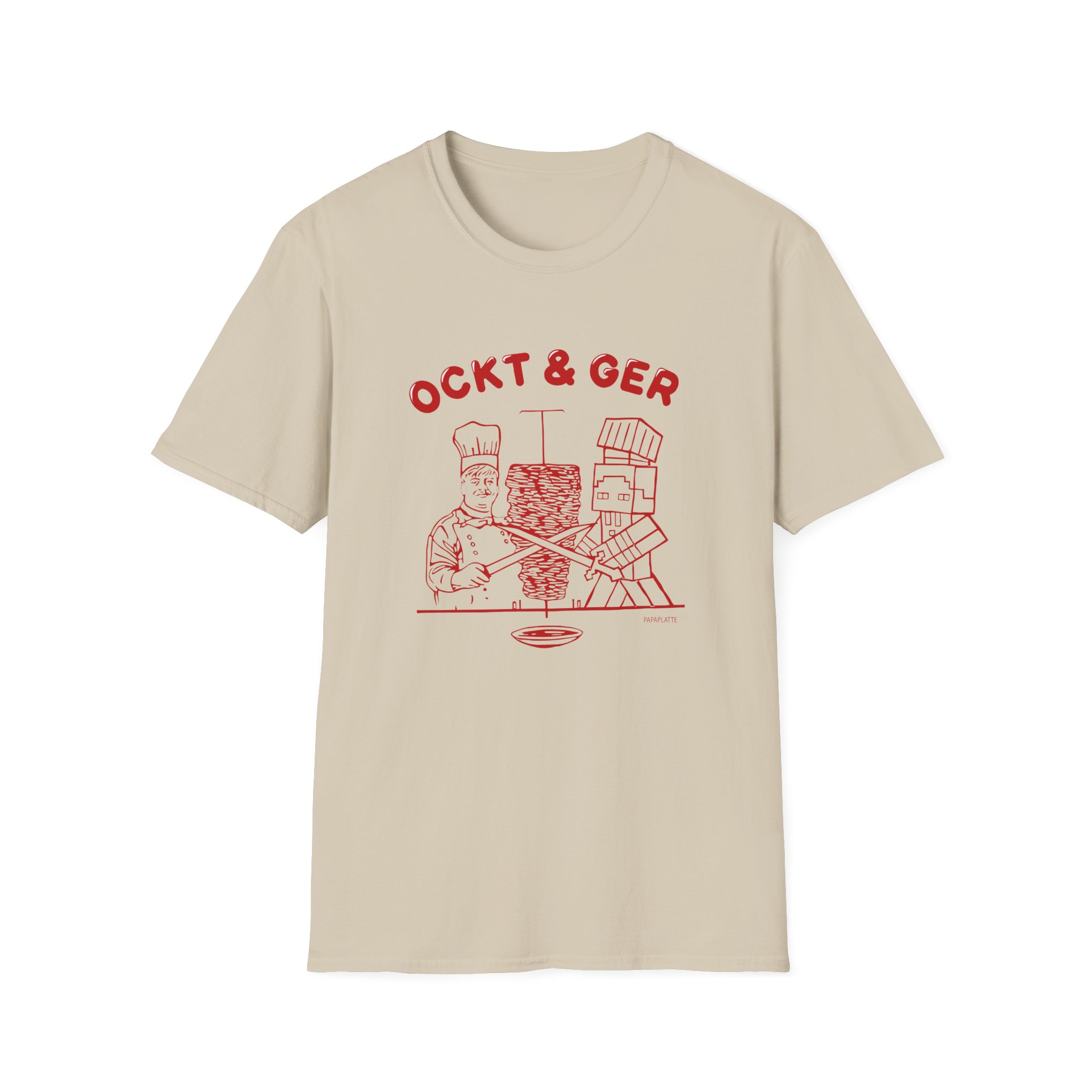 Papaplatte OCKT & GER Unisex Softstyle T-Shirt