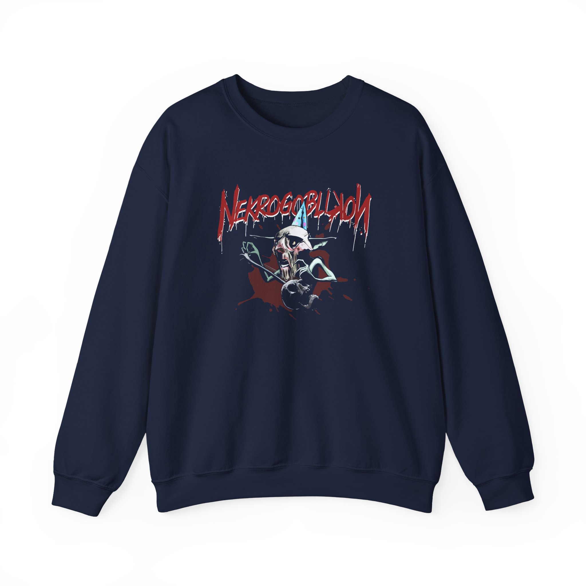 Nekrogoblikon - Skin Theif Unisex Heavy Blendâ„¢ Crewneck Sweatshirt