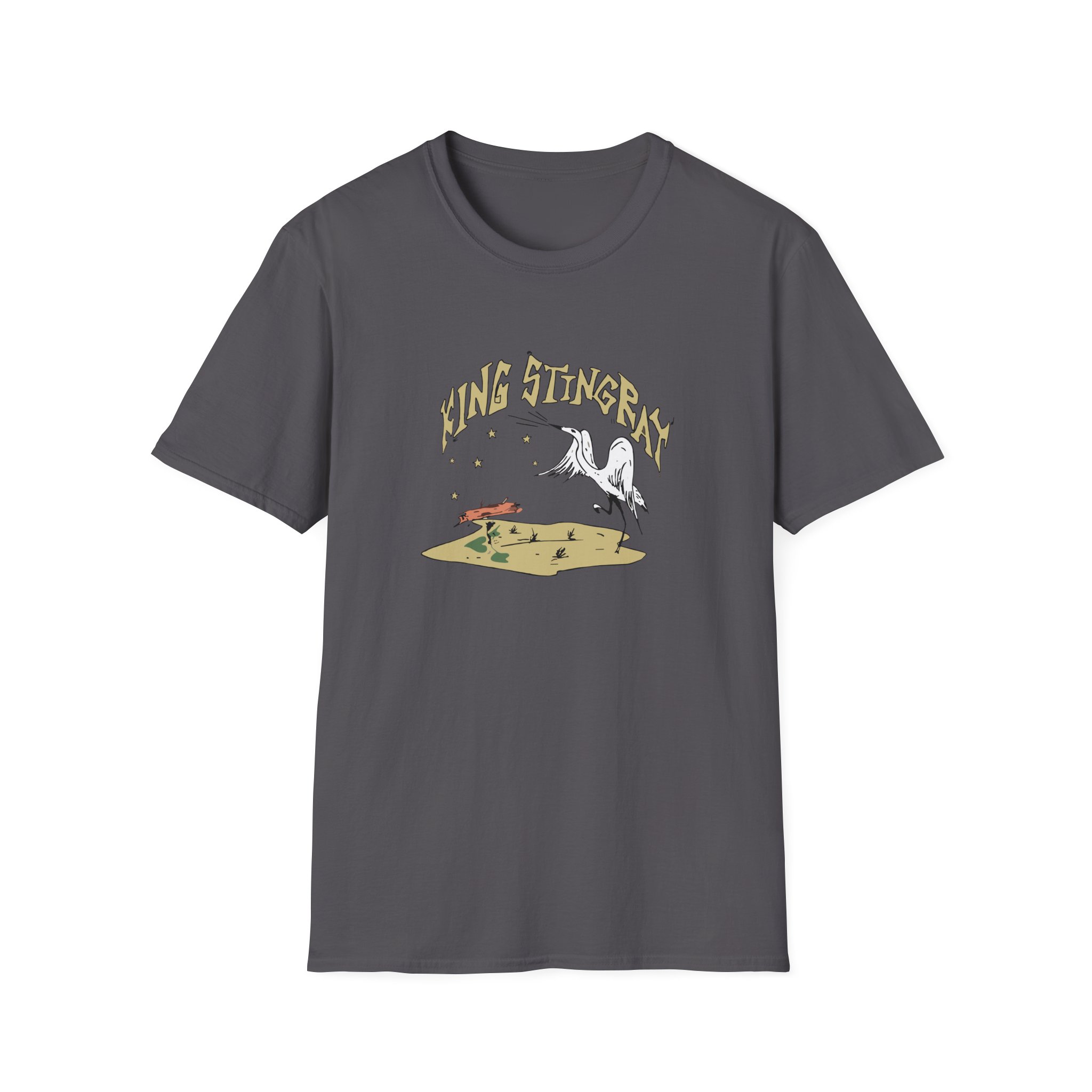 King Stingray Ivory Bird Unisex Softstyle T-Shirt