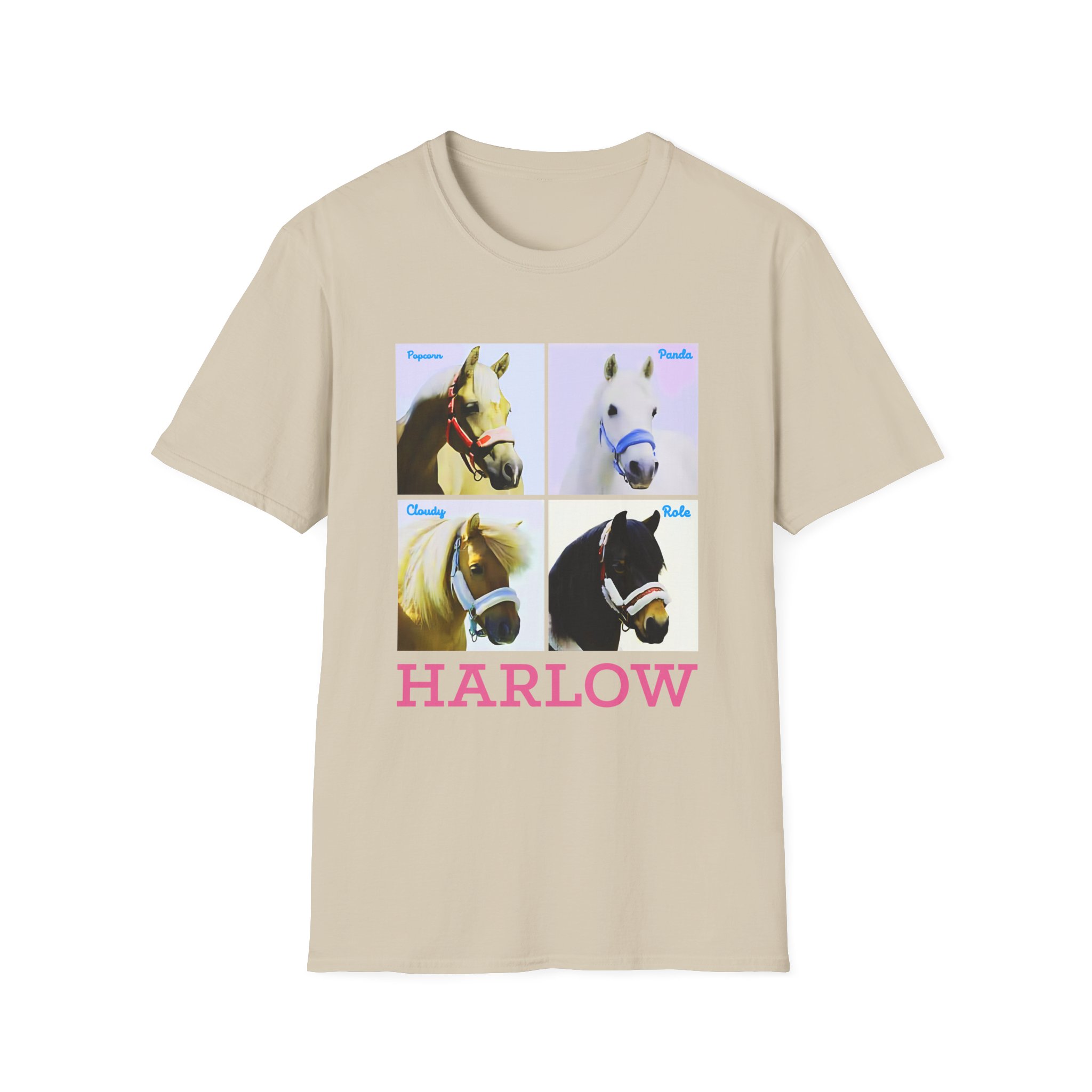Harlow and Popcorn Unisex Softstyle T-Shirt