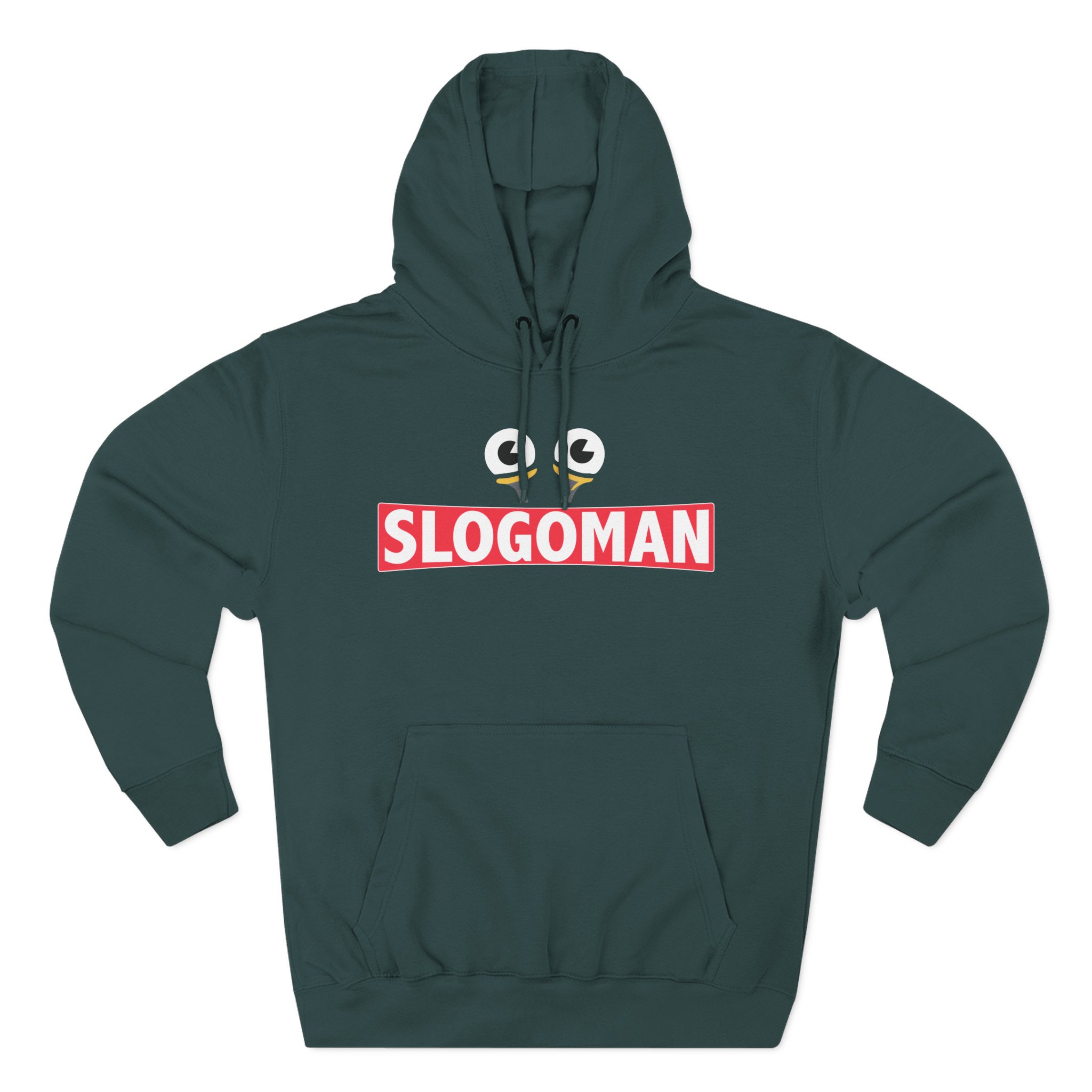 Slogoman Three-Panel Fleece Hoodie
