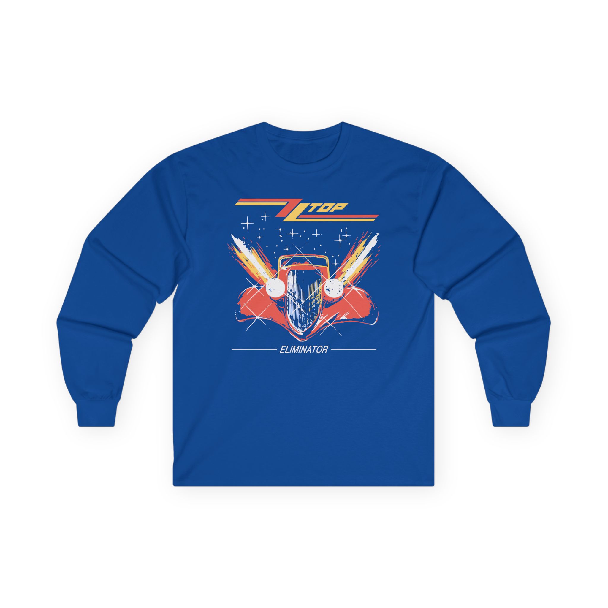ZZ Top Eliminator Illustrated Unisex Ultra Cotton Long Sleeve Tee