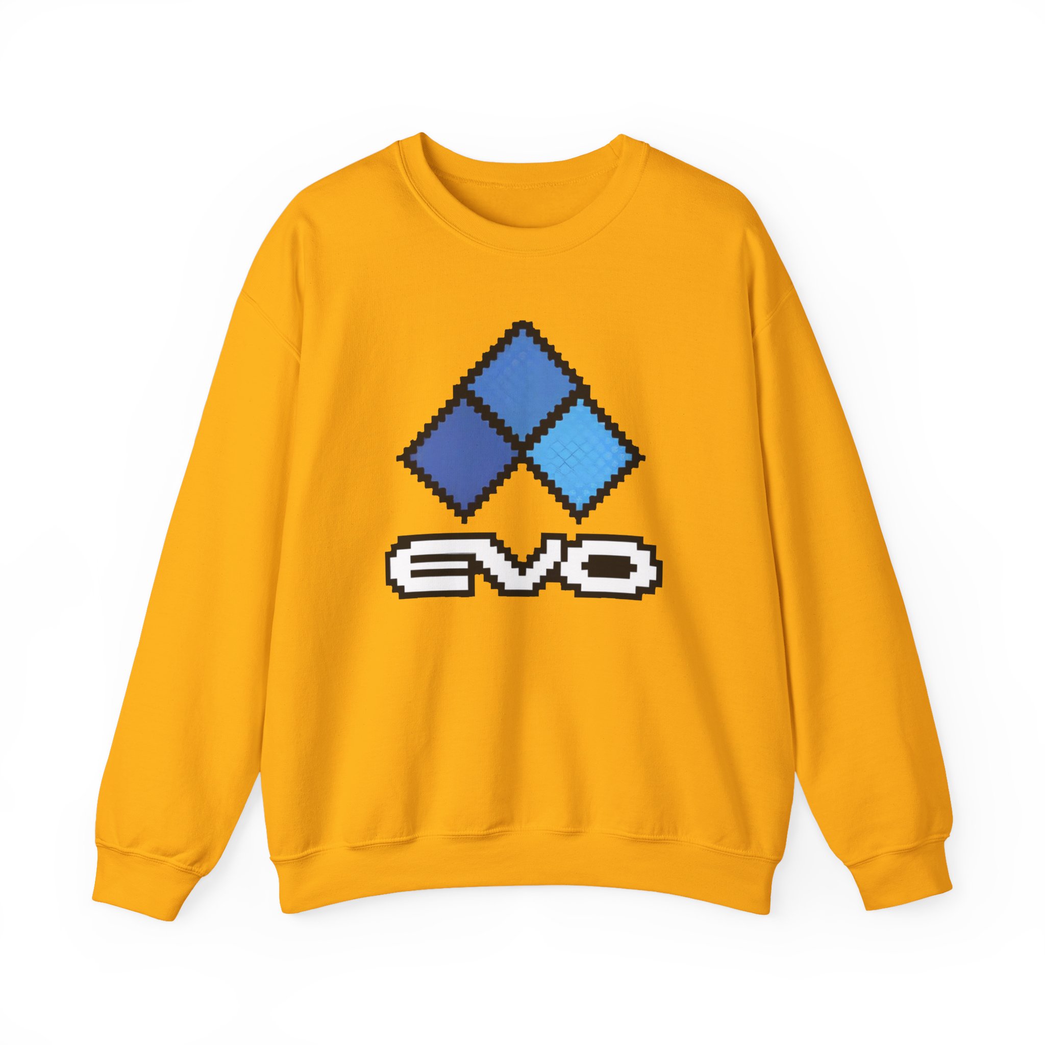 Evo 8 Bit Logo Returns Unisex Heavy Blendâ„¢ Crewneck Sweatshirt