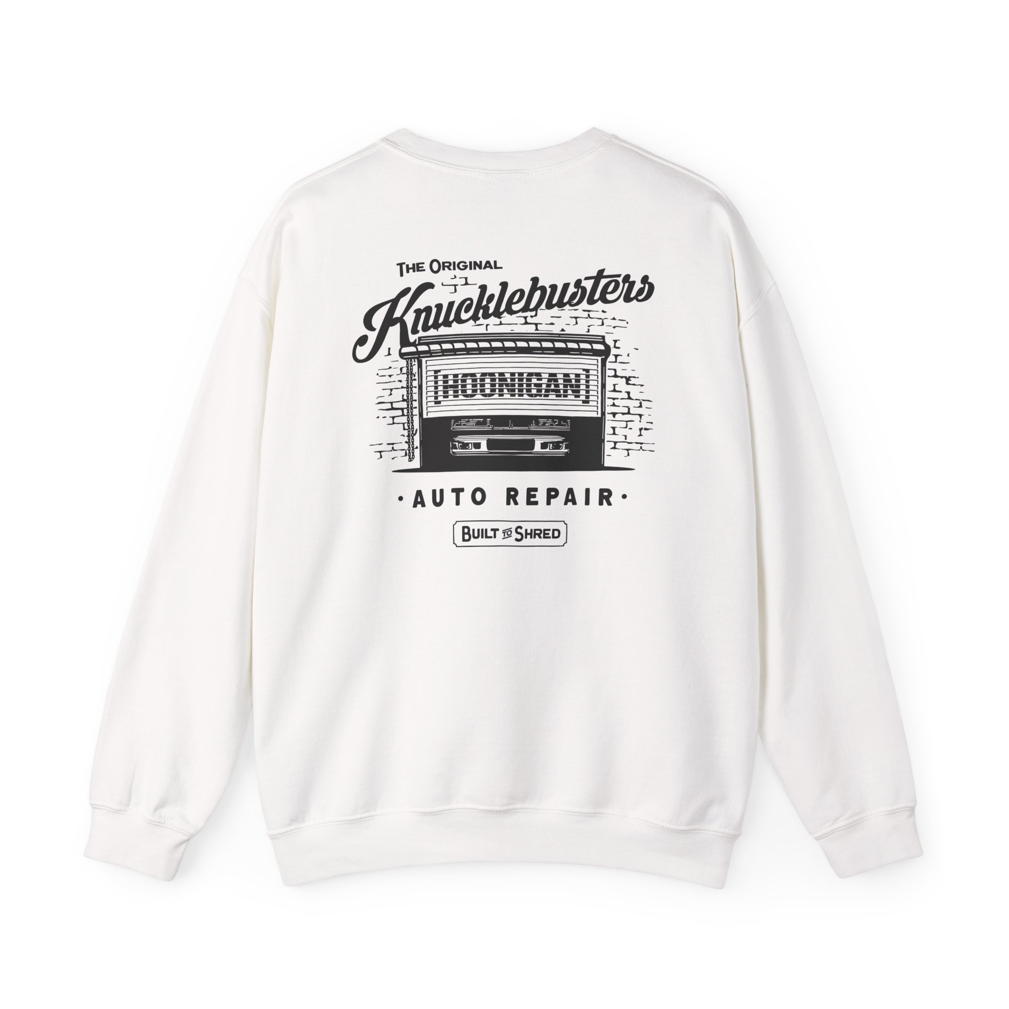 Ken Block Hoonigan Knucklebusters Auto Repair Unisex Heavy Blendâ„¢ Crewneck Sweatshirt
