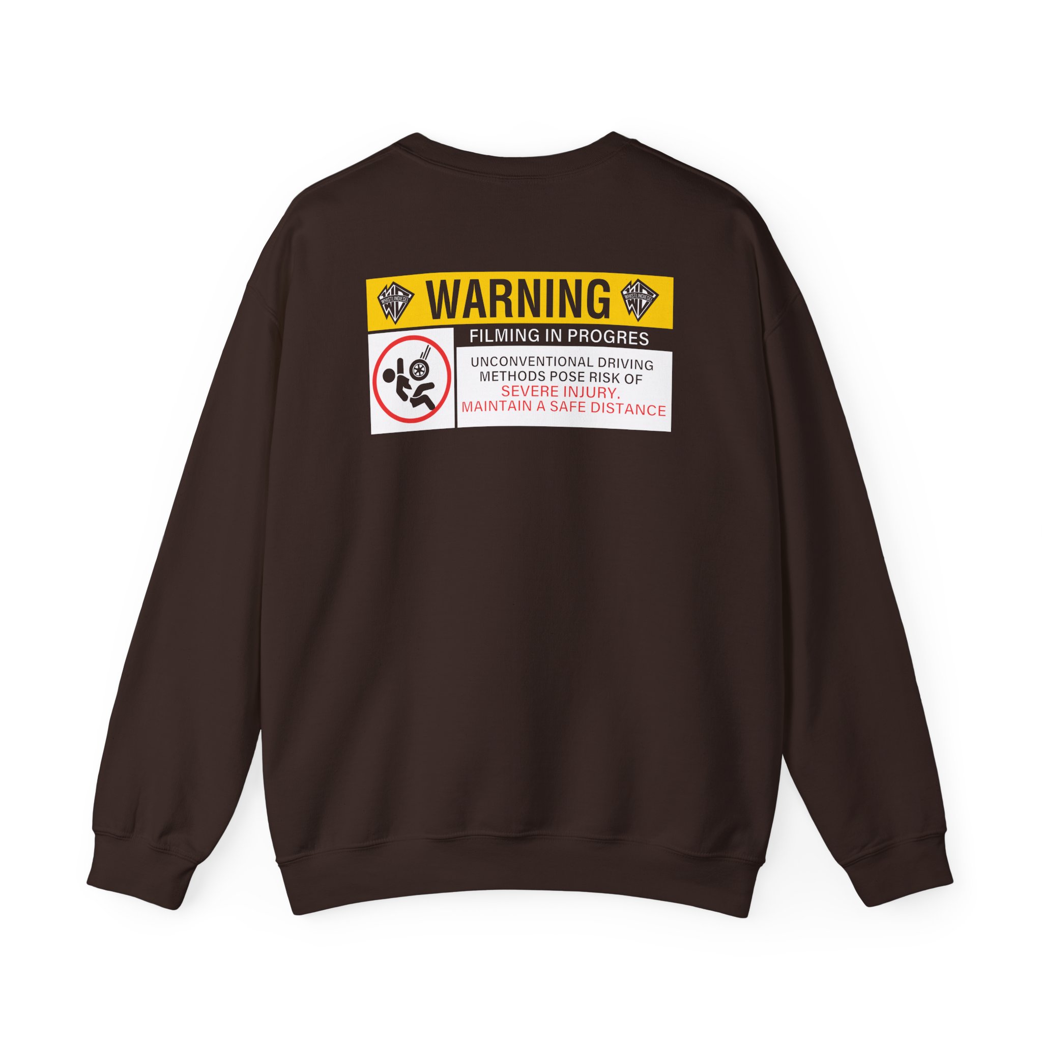 Monstermax Unconventional Driving Unisex Heavy Blendâ„¢ Crewneck Sweatshirt