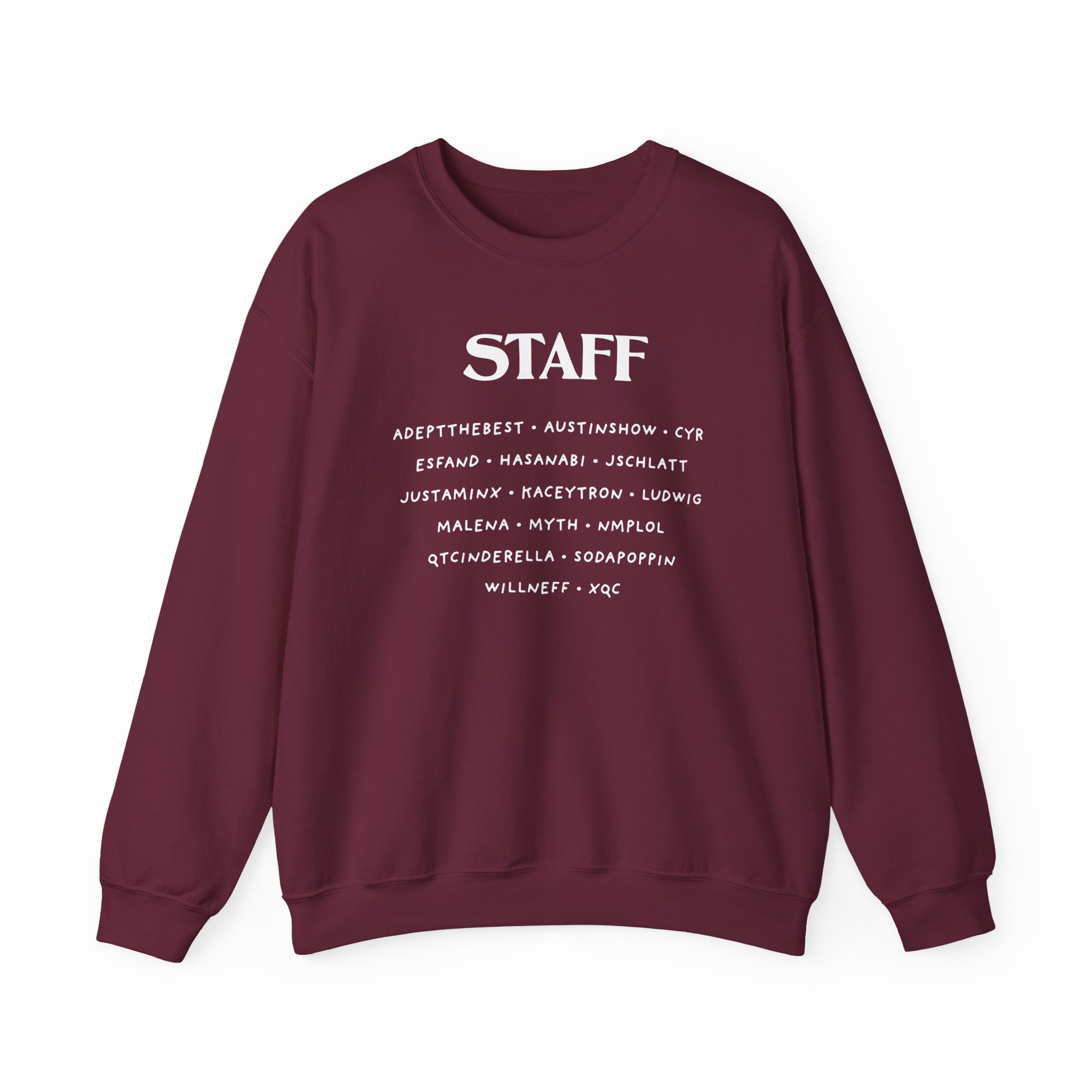 Qtcinderella Shit Camp Staff Unisex Heavy Blendâ„¢ Crewneck Sweatshirt