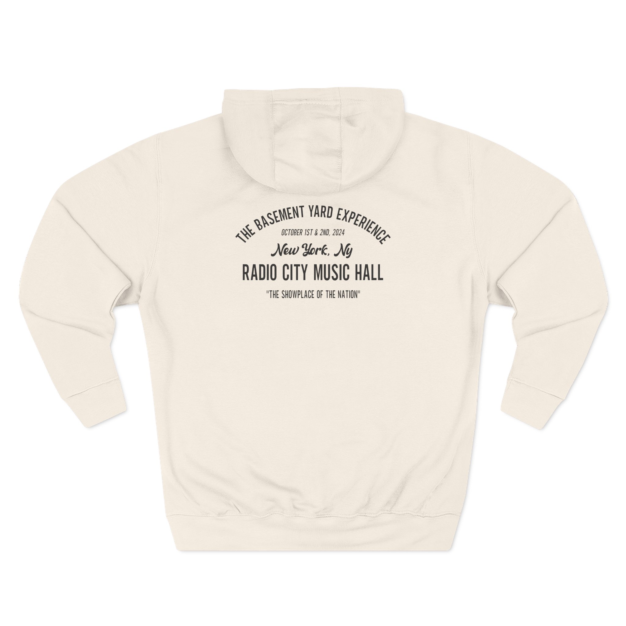 Basement Yard Tby Radio City Ivory Three-Panel Fleece Hoodie