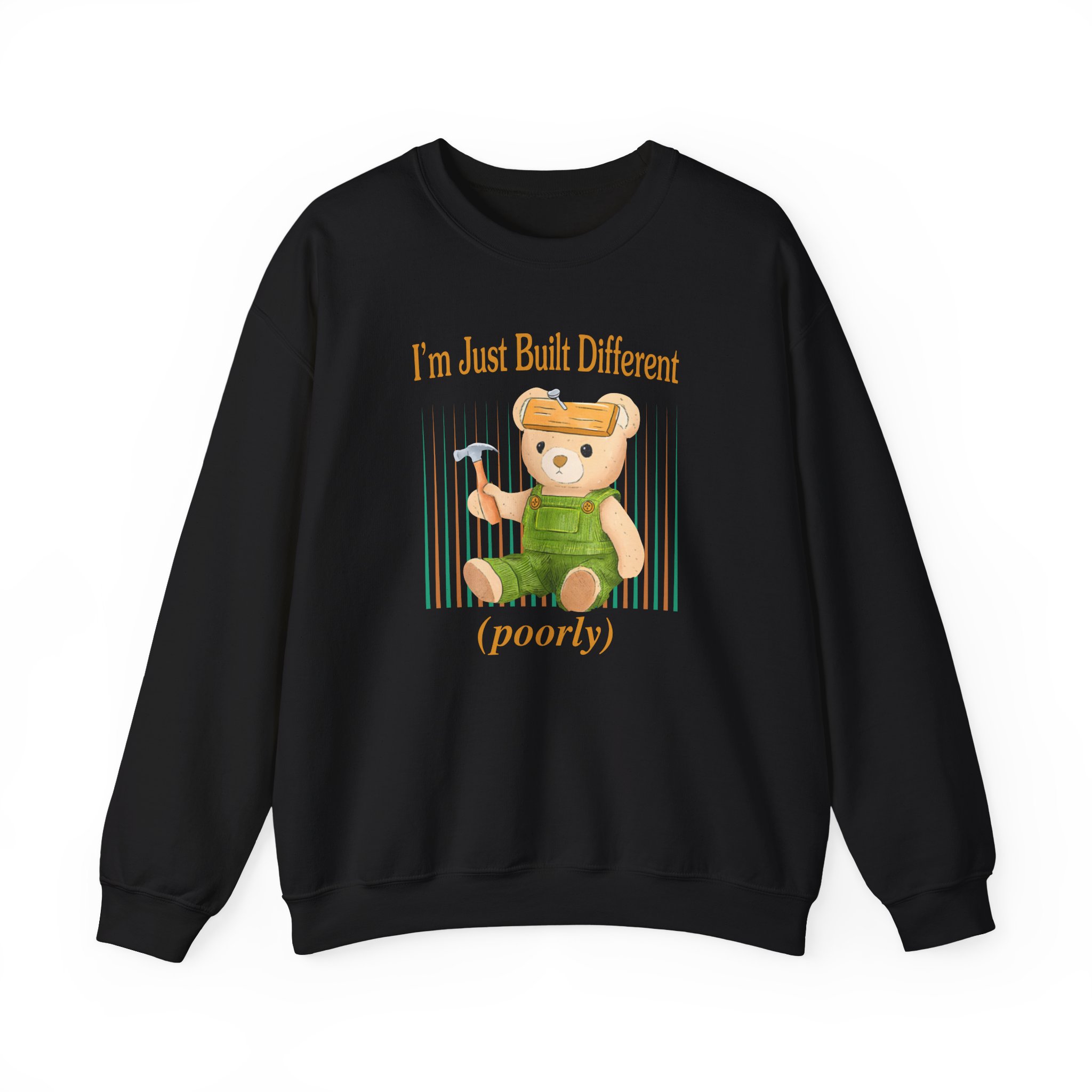 Built Different Poorly Unisex Heavy Blendâ„¢ Crewneck Sweatshirt