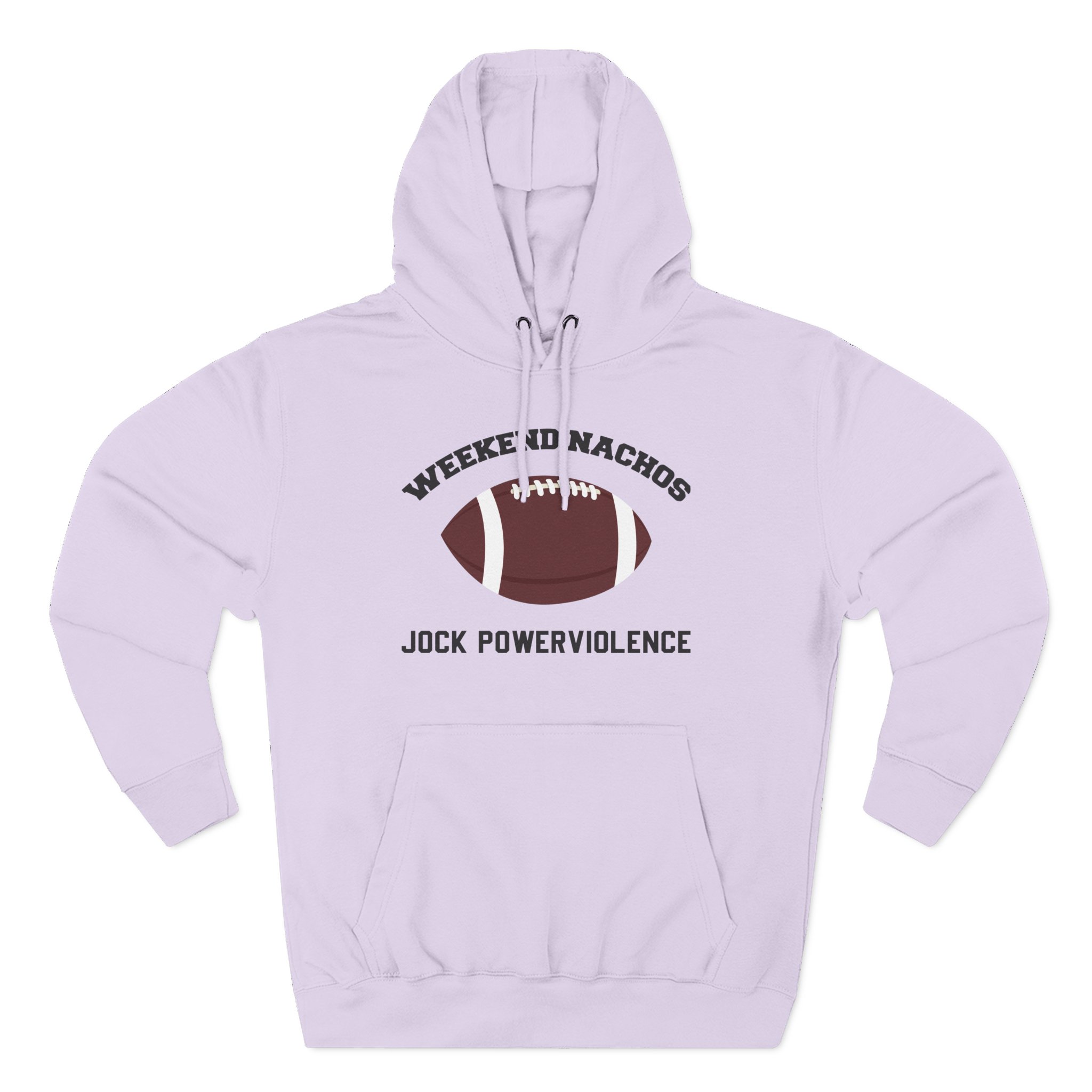Weekend Nachos Jock Three-Panel Fleece Hoodie