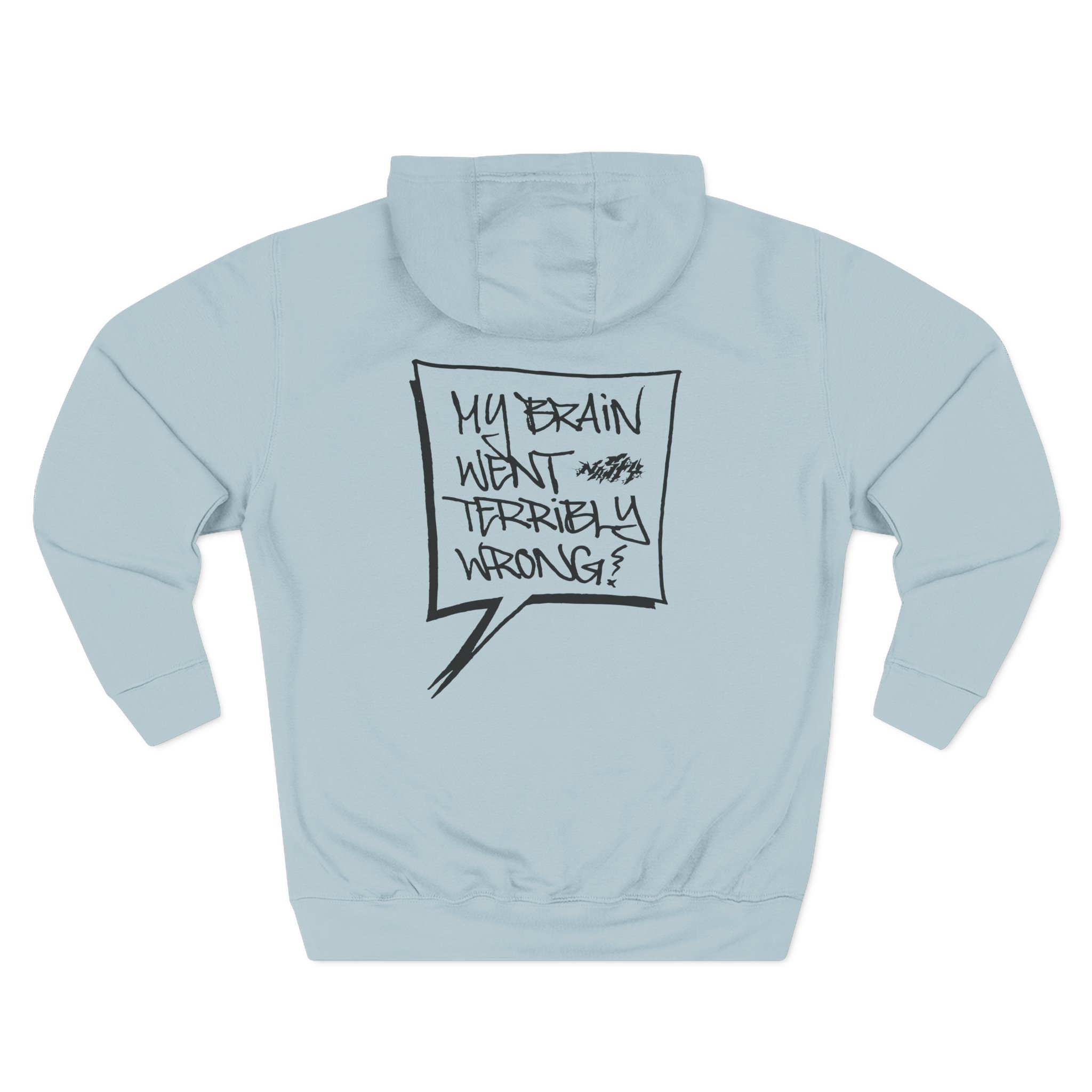 Nasty mbwtw Three-Panel Fleece Hoodie