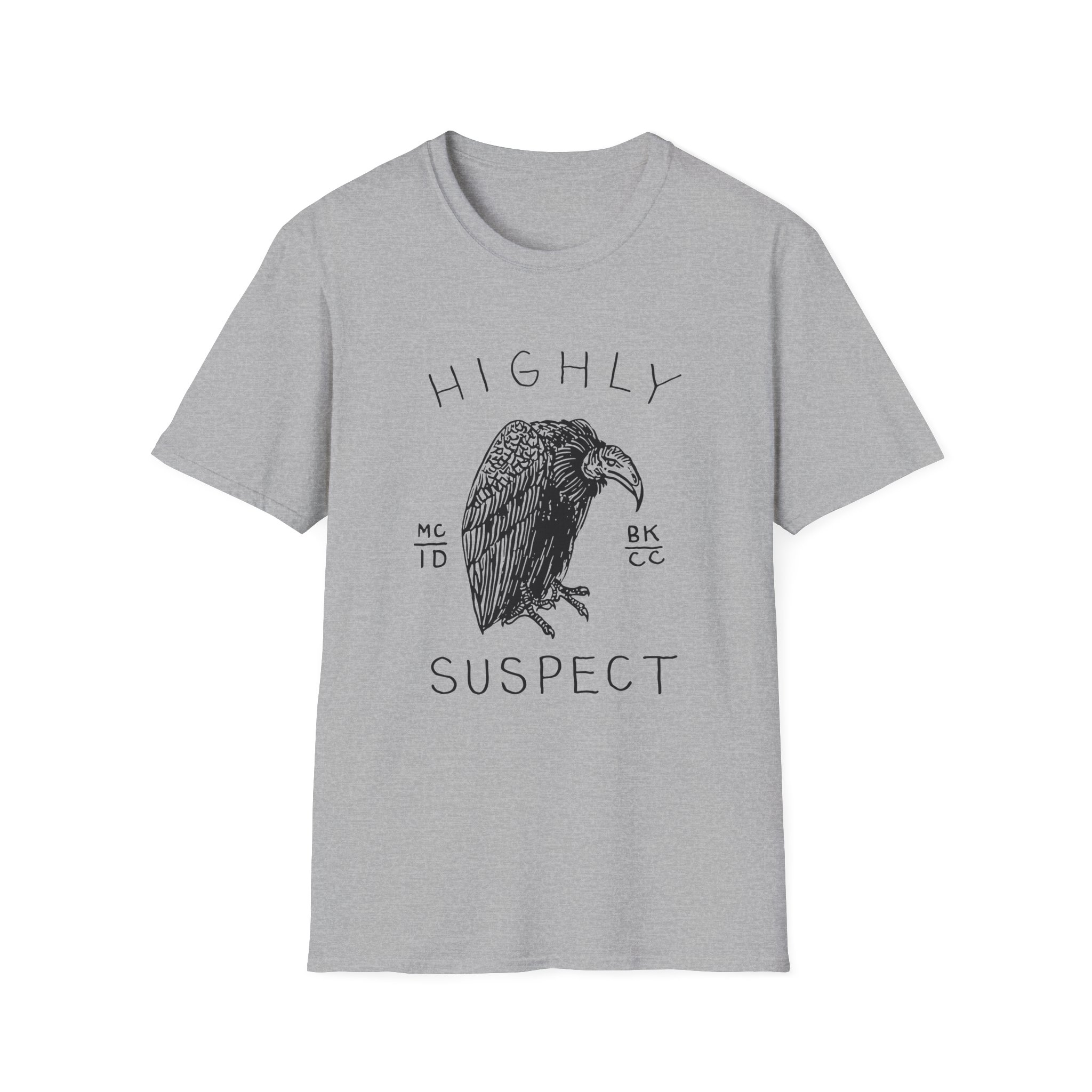 Highly Suspect Vulture Natural Unisex Softstyle T-shirt
