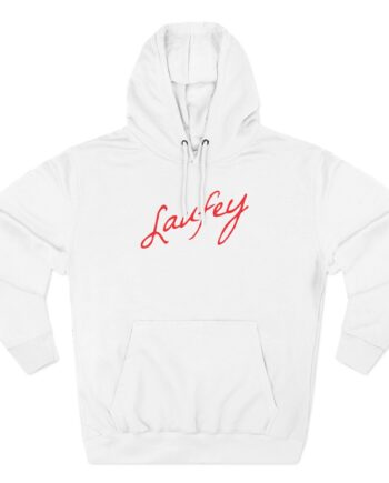 Laufey Embroidered Signature Three-Panel Fleece Hoodie