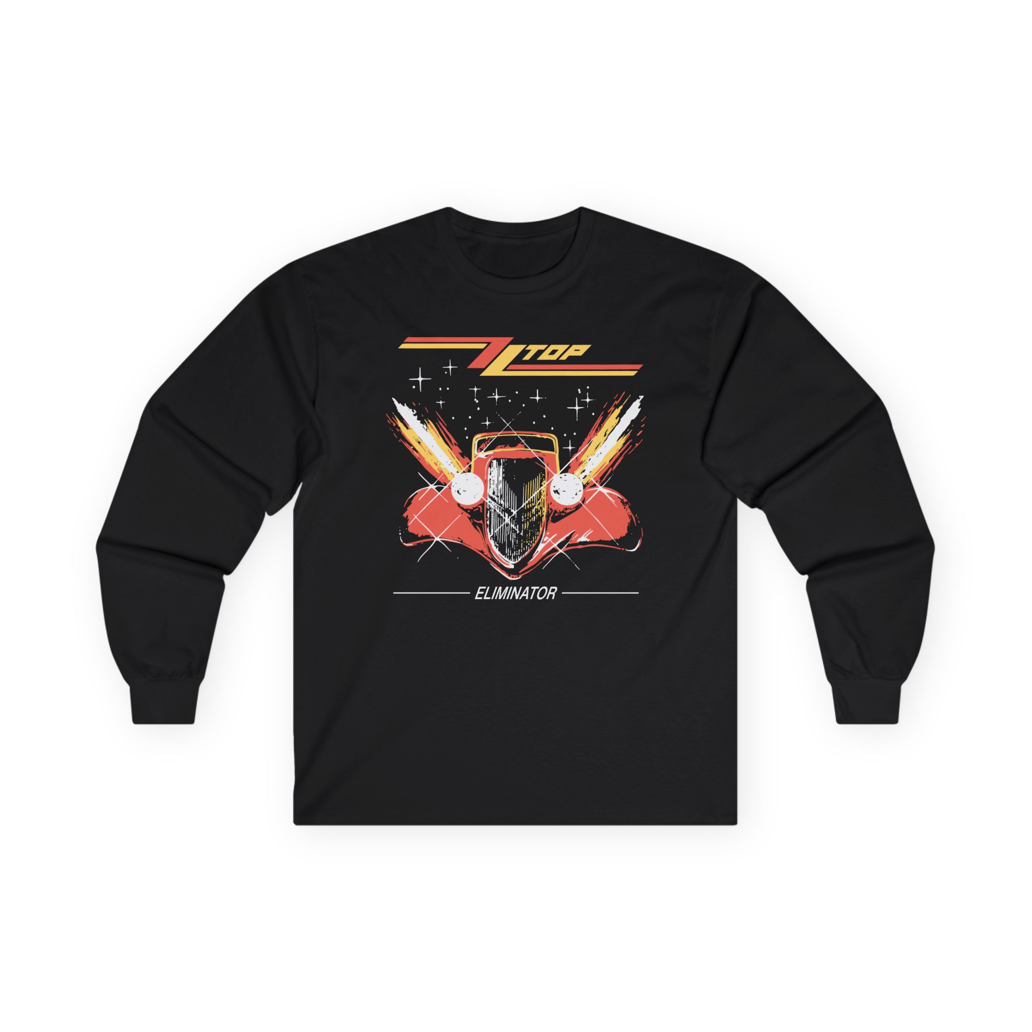 ZZ Top Eliminator Illustrated Unisex Ultra Cotton Long Sleeve Tee
