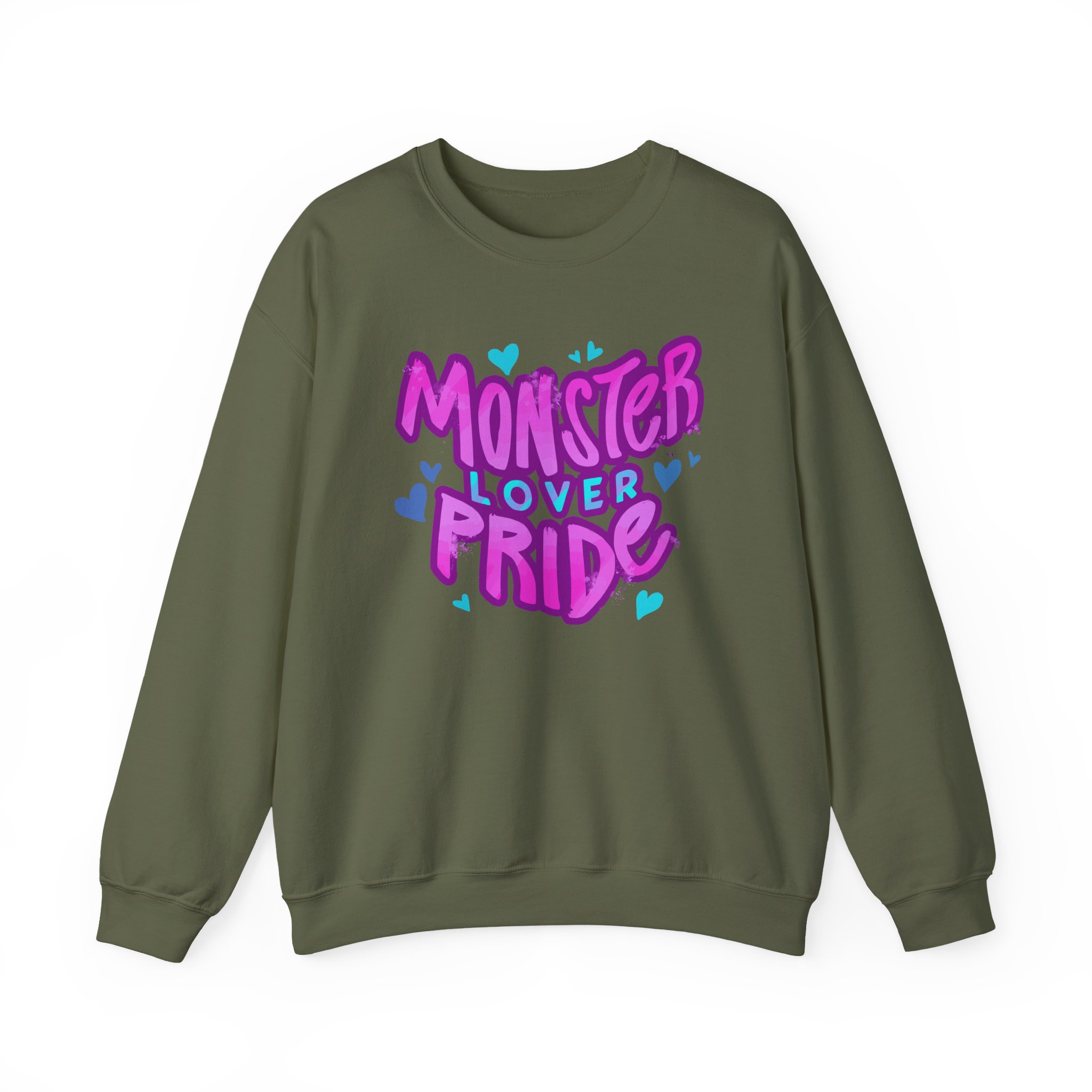 Vivziepop Monster Lover Pride Unisex Heavy Blendâ„¢ Crewneck Sweatshirt