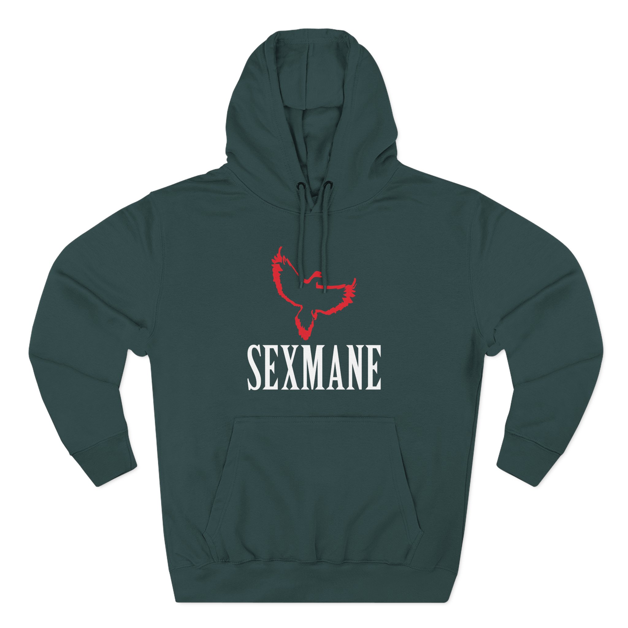Sexmane Three-Panel Fleece Hoodie
