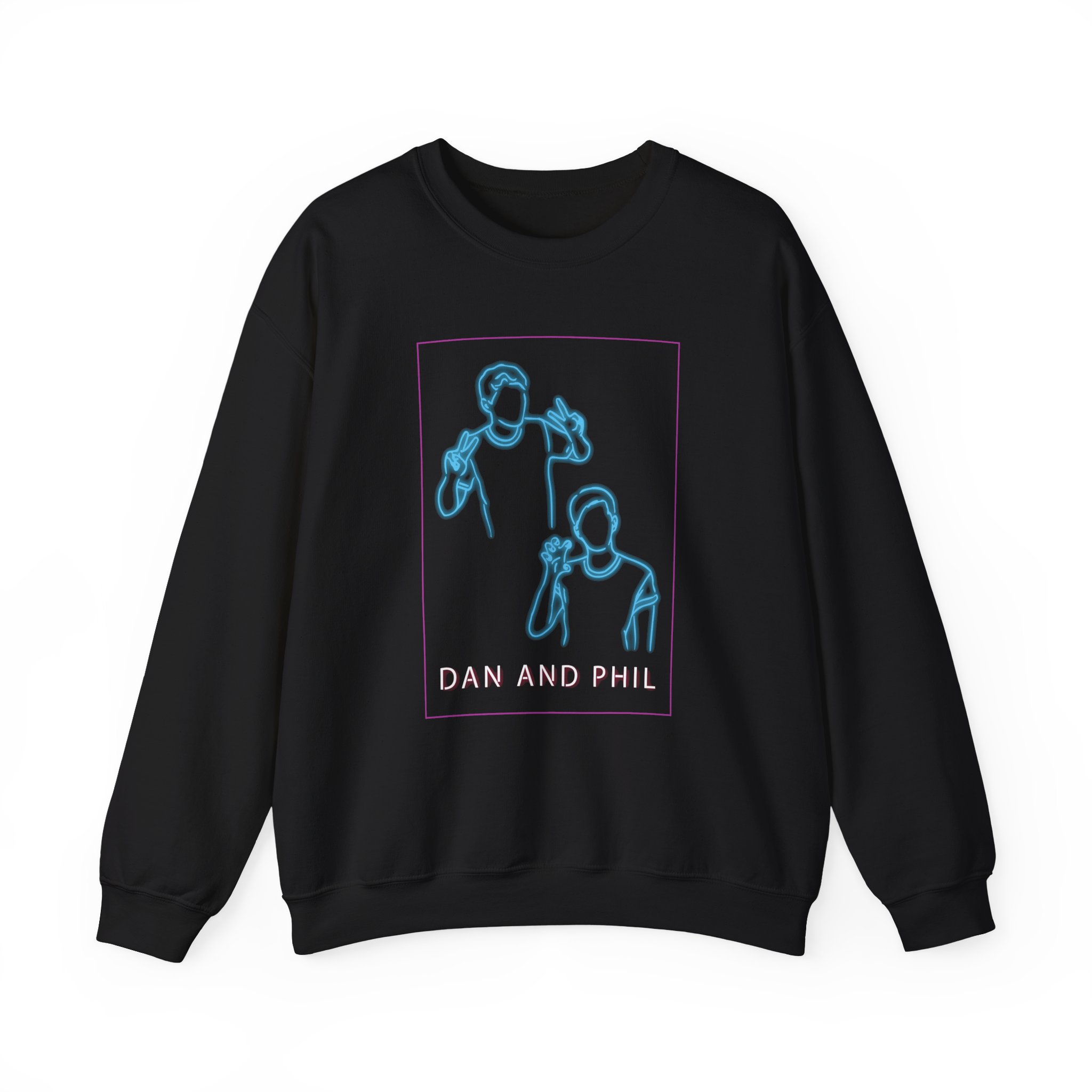 Dan And Phil Neon Unisex Heavy Blendâ„¢ Crewneck Sweatshirt