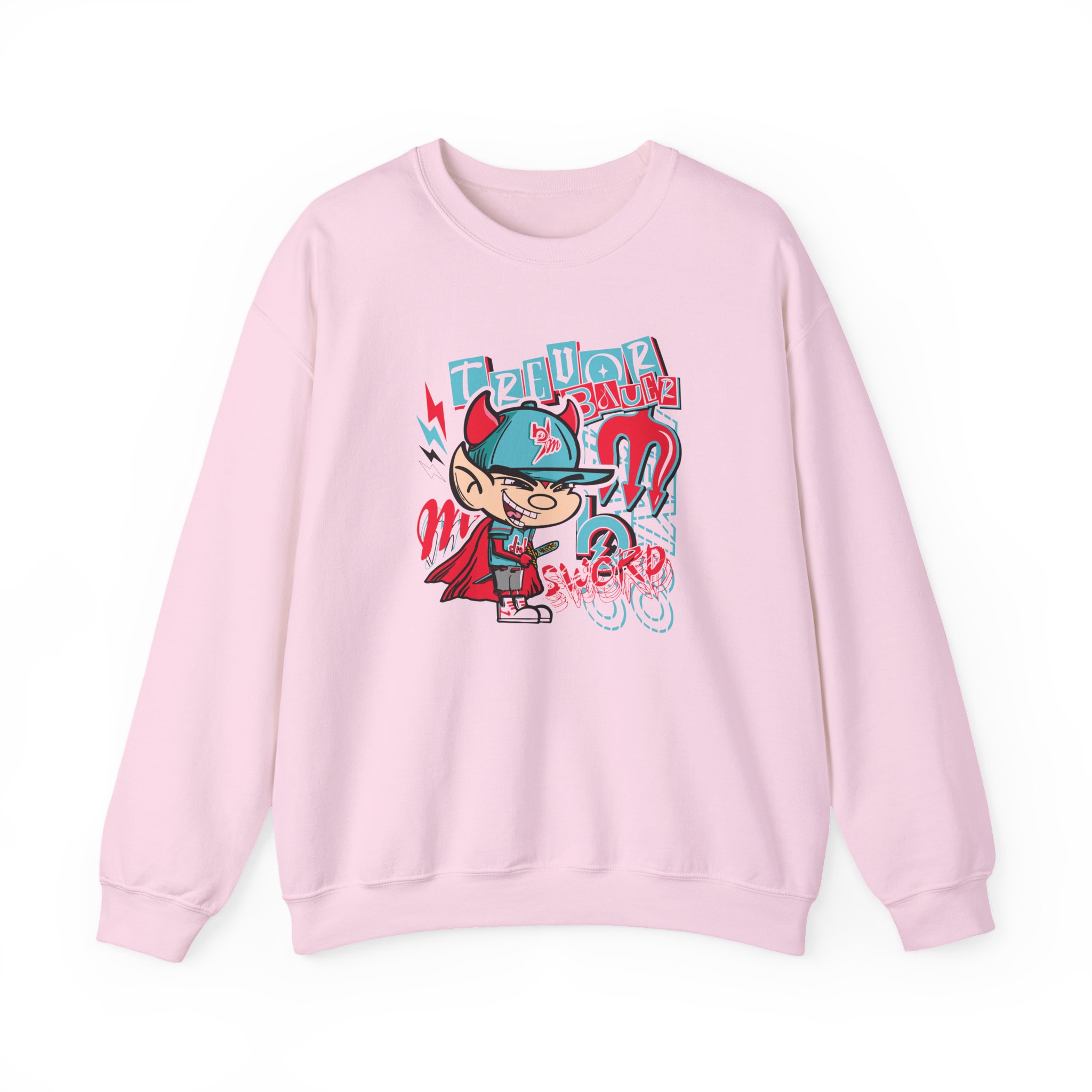 Trevor Bauer Diablo's Cartoon Unisex Heavy Blendâ„¢ Crewneck Sweatshirt
