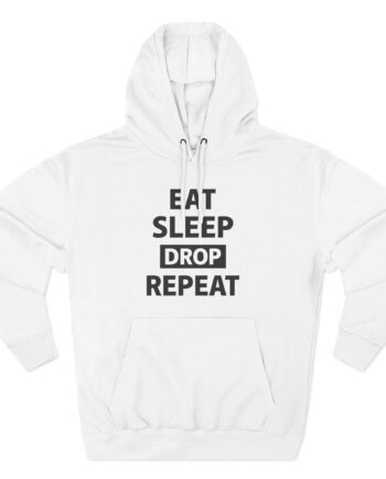 Morgz Eat Sleep Drop Repeat Three-Panel Fleece Hoodie