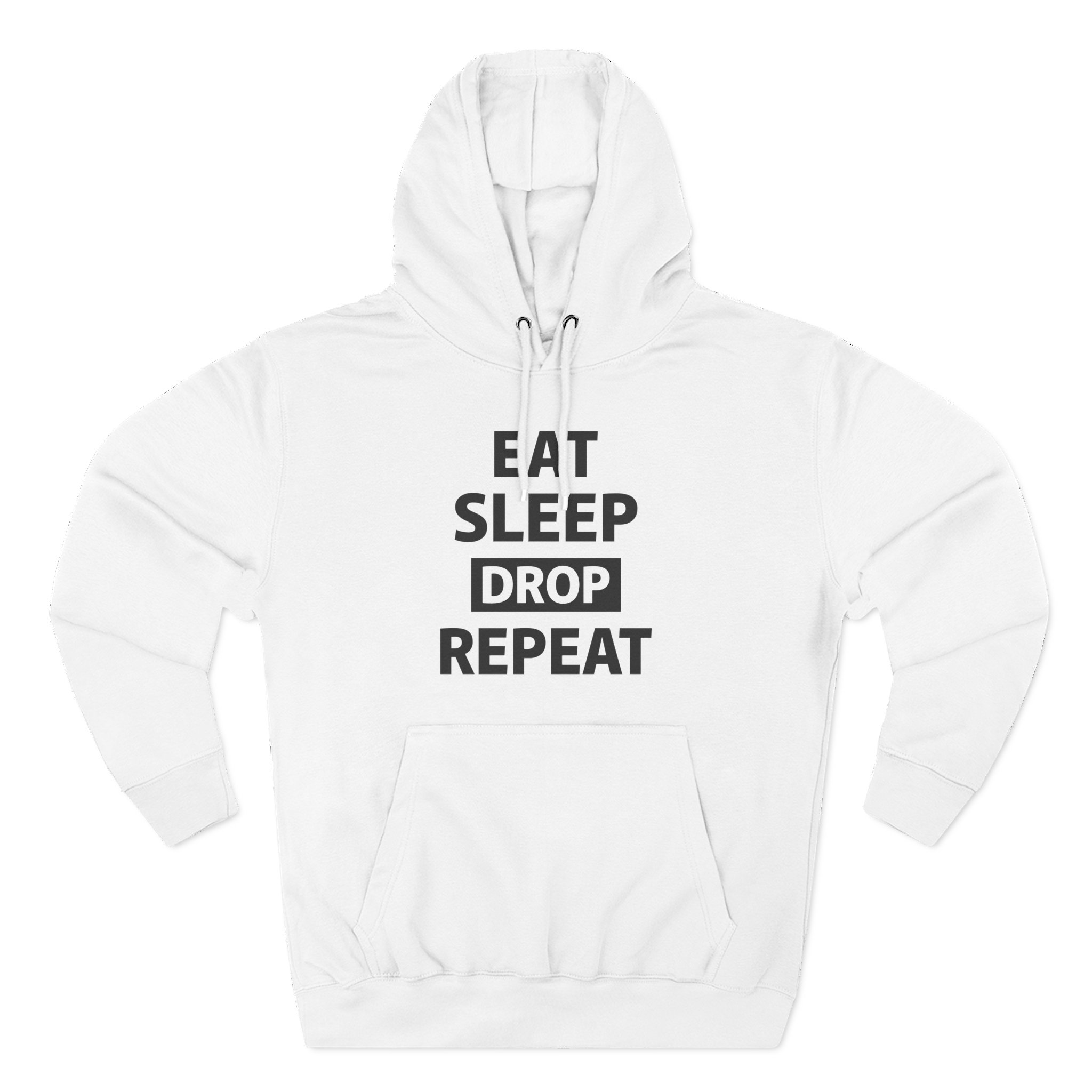 Morgz Eat Sleep Drop Repeat Three-Panel Fleece Hoodie