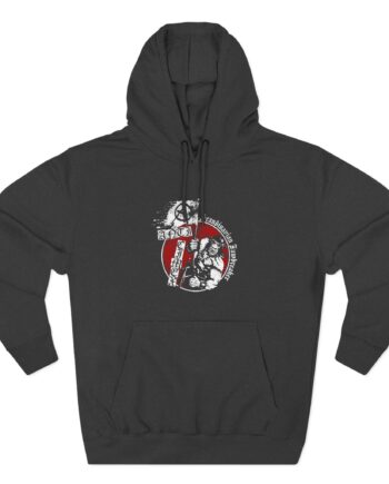 Anti Cimex Red Orch Three-panel Fleece Hoodie