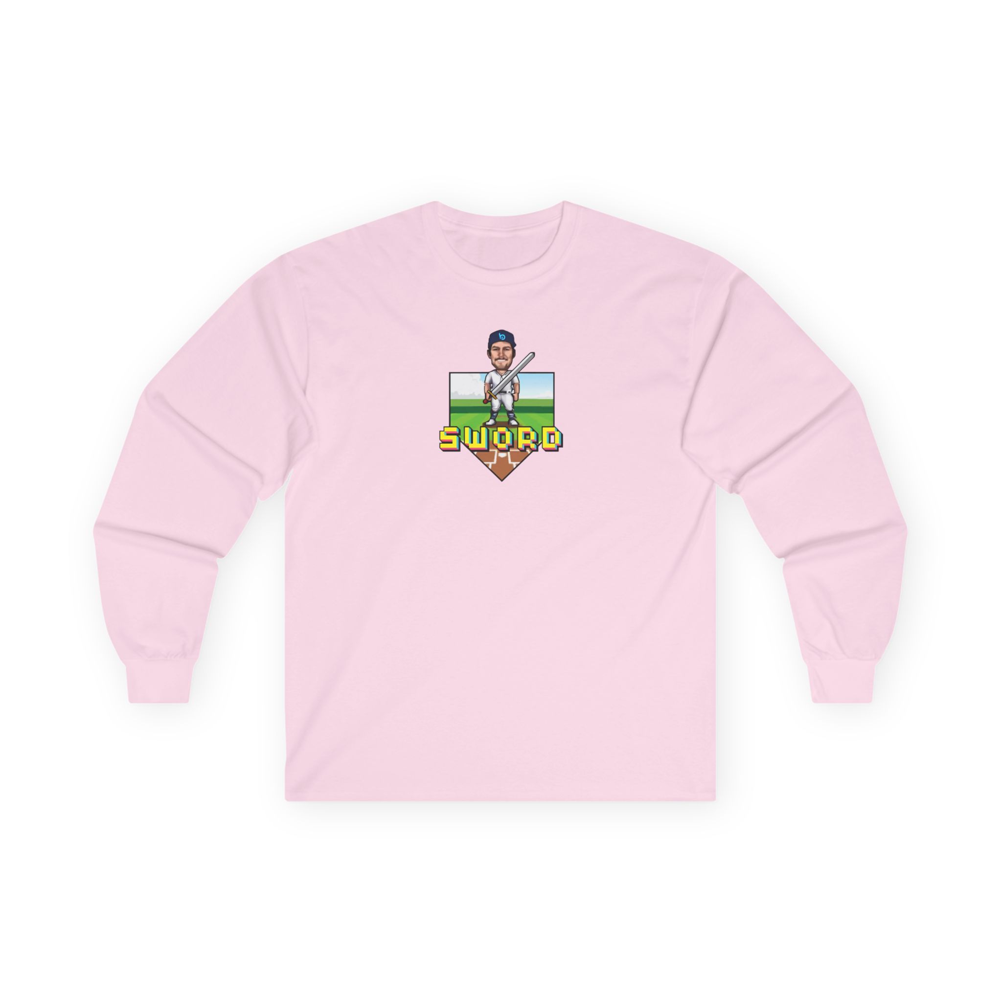 Trevor Bauer Sword Pixel Art Unisex Ultra Cotton Long Sleeve Tee