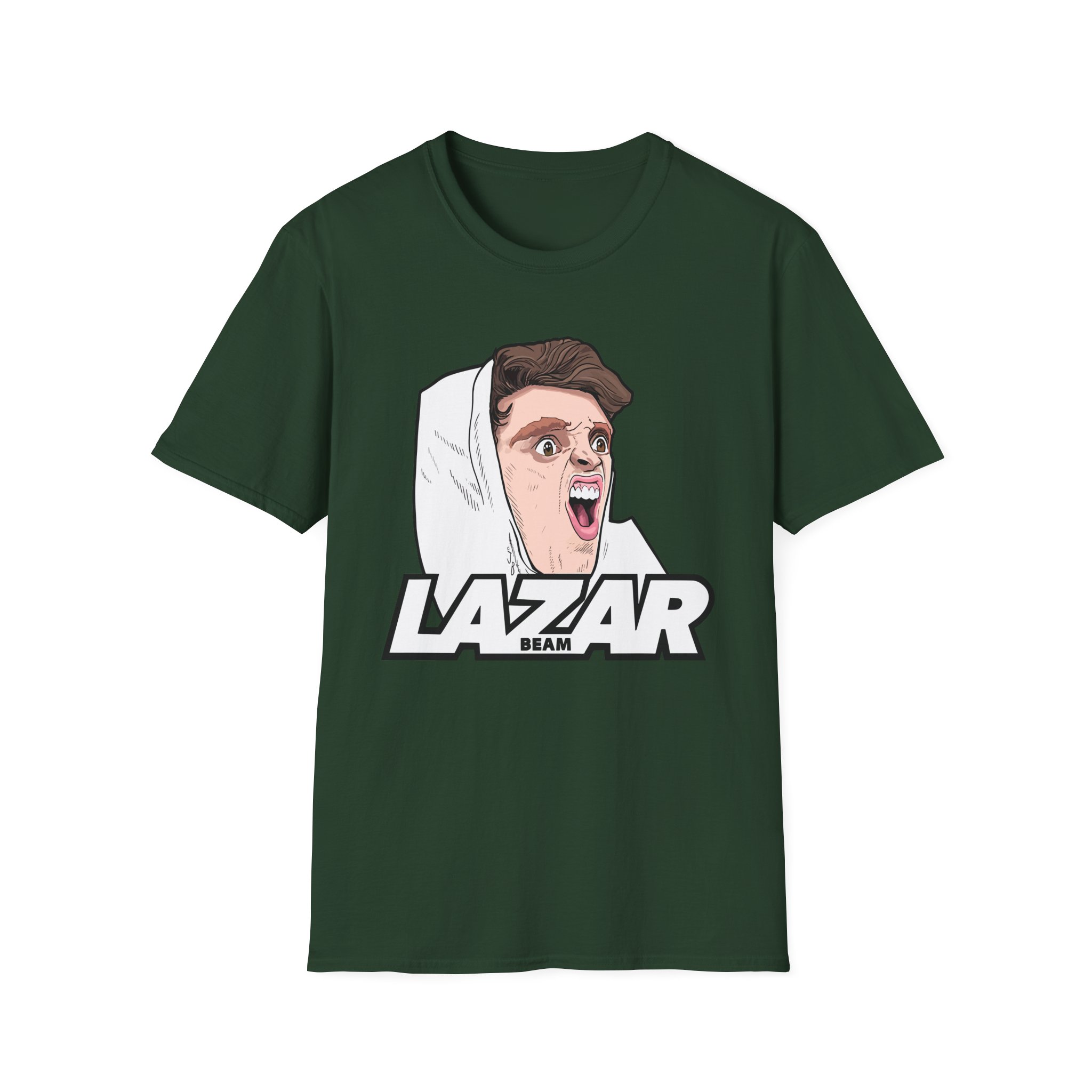 Lazar Silly Face Unisex Softstyle T-Shirt