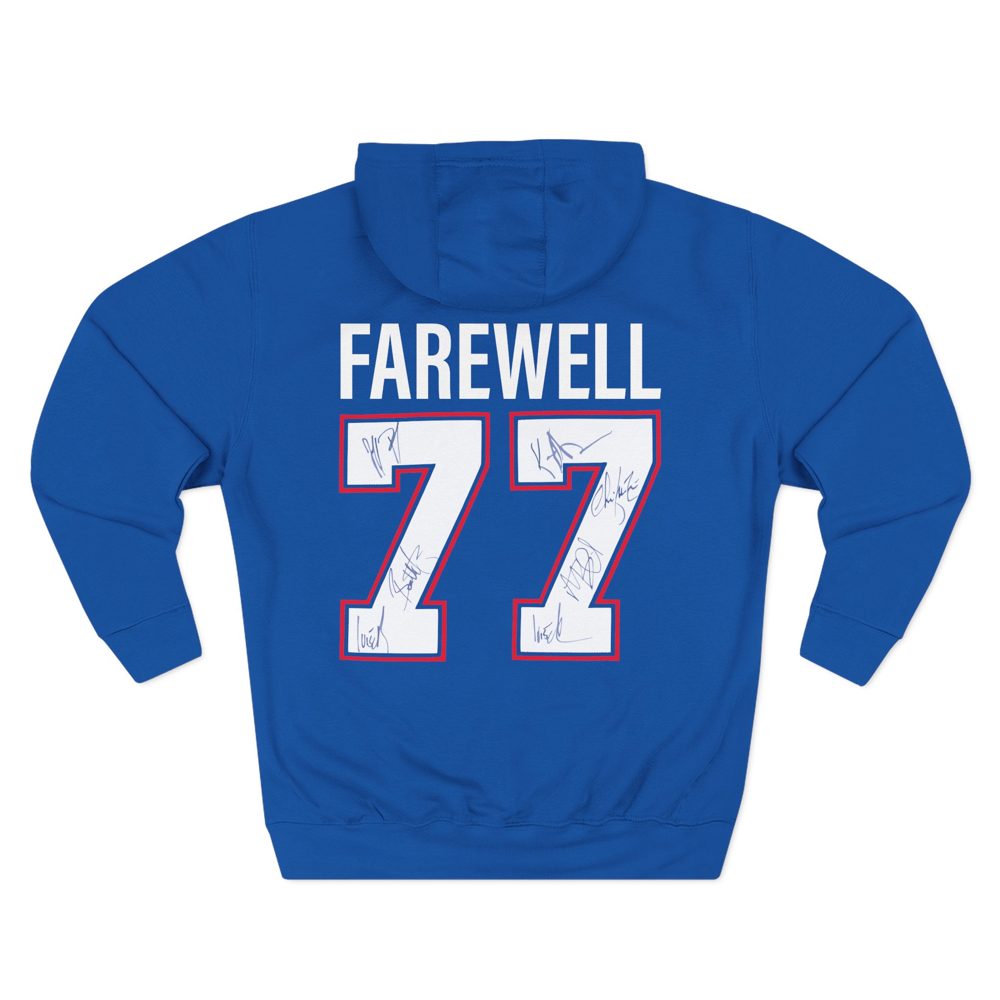 Foreigner Signed Three-Panel Fleece Hoodie