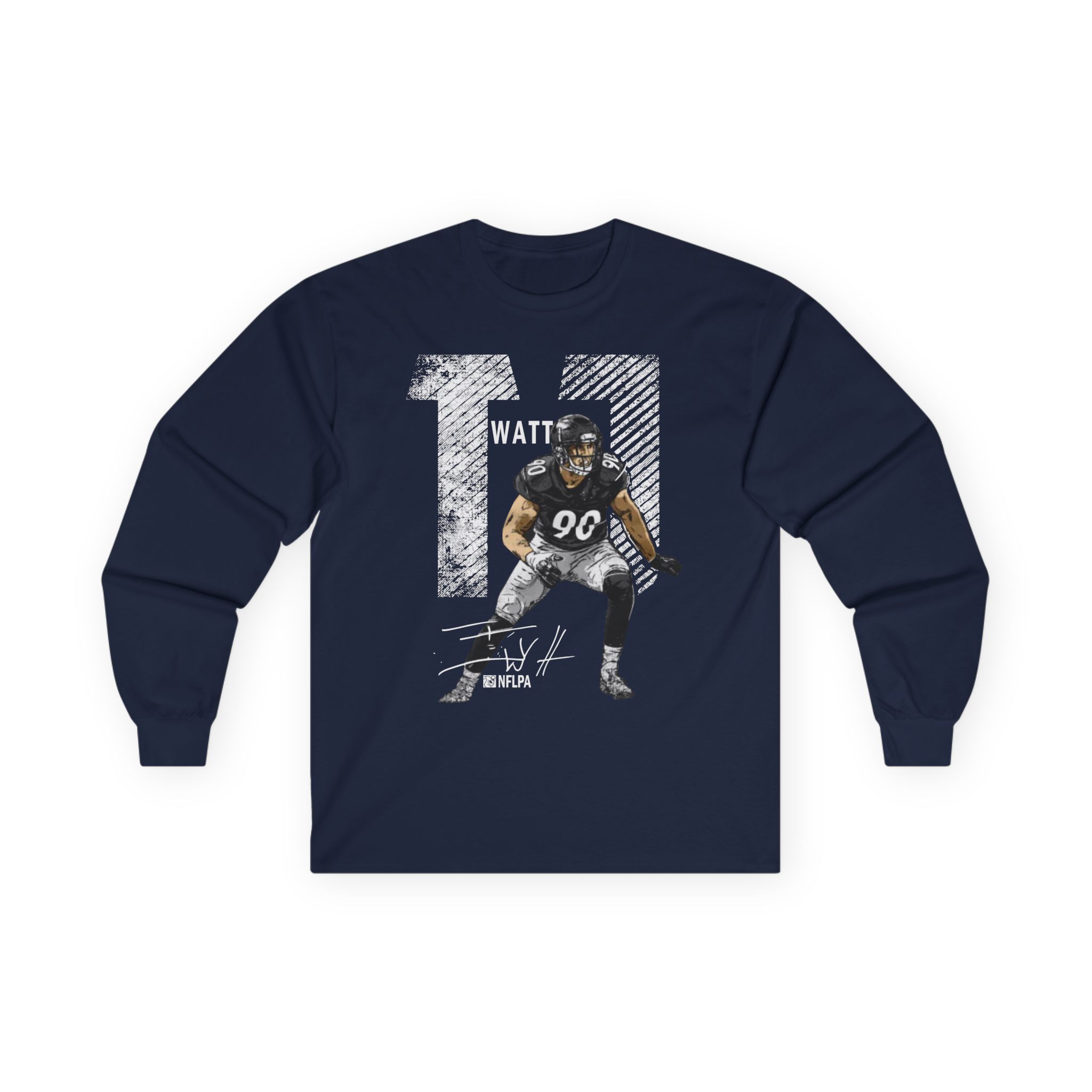 Tj Watt Mega Bold Unisex Ultra Cotton Long Sleeve Tee