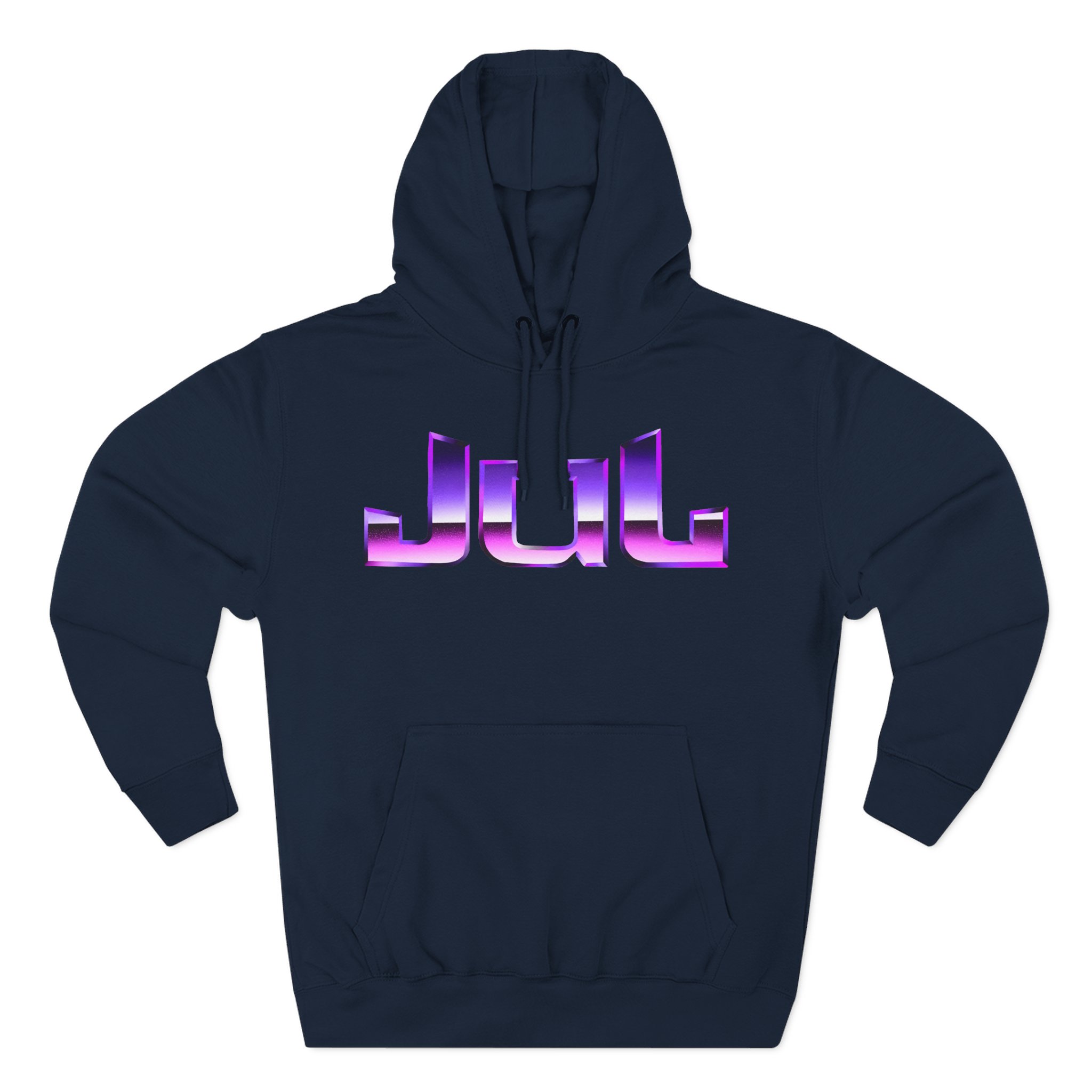 Jul Three-Panel Fleece Hoodie