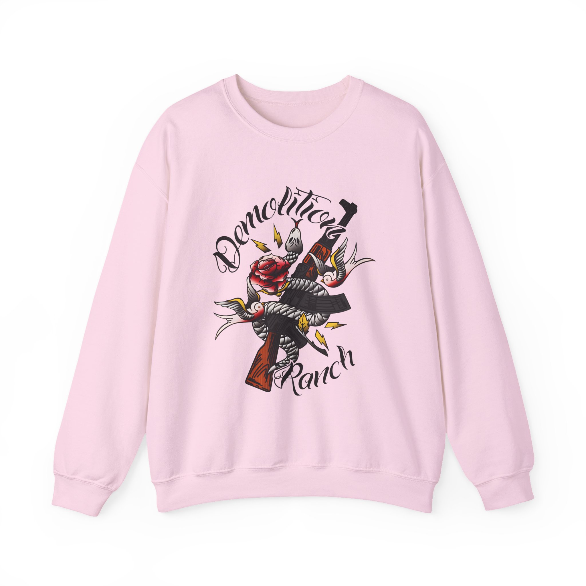 Demolition Ranch Tattoo Unisex Heavy Blendâ„¢ Crewneck Sweatshirt