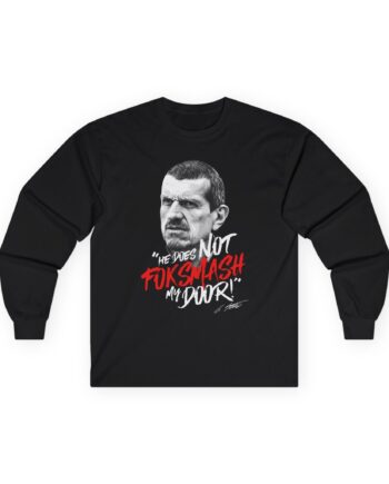 Haas F1 Foksmash-face Unisex Ultra Cotton Long Sleeve Tee