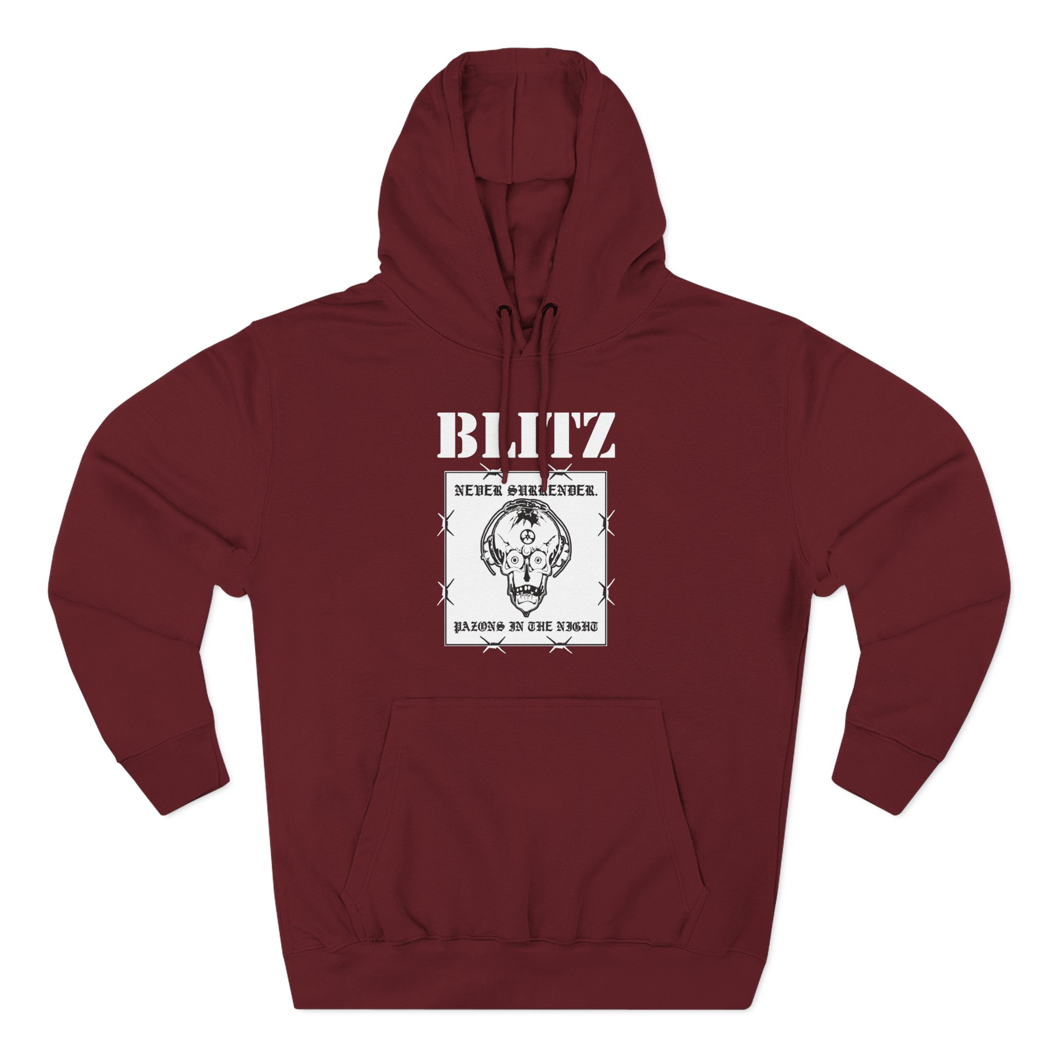 Blitz Never Surrender Three-Panel Fleece Hoodie