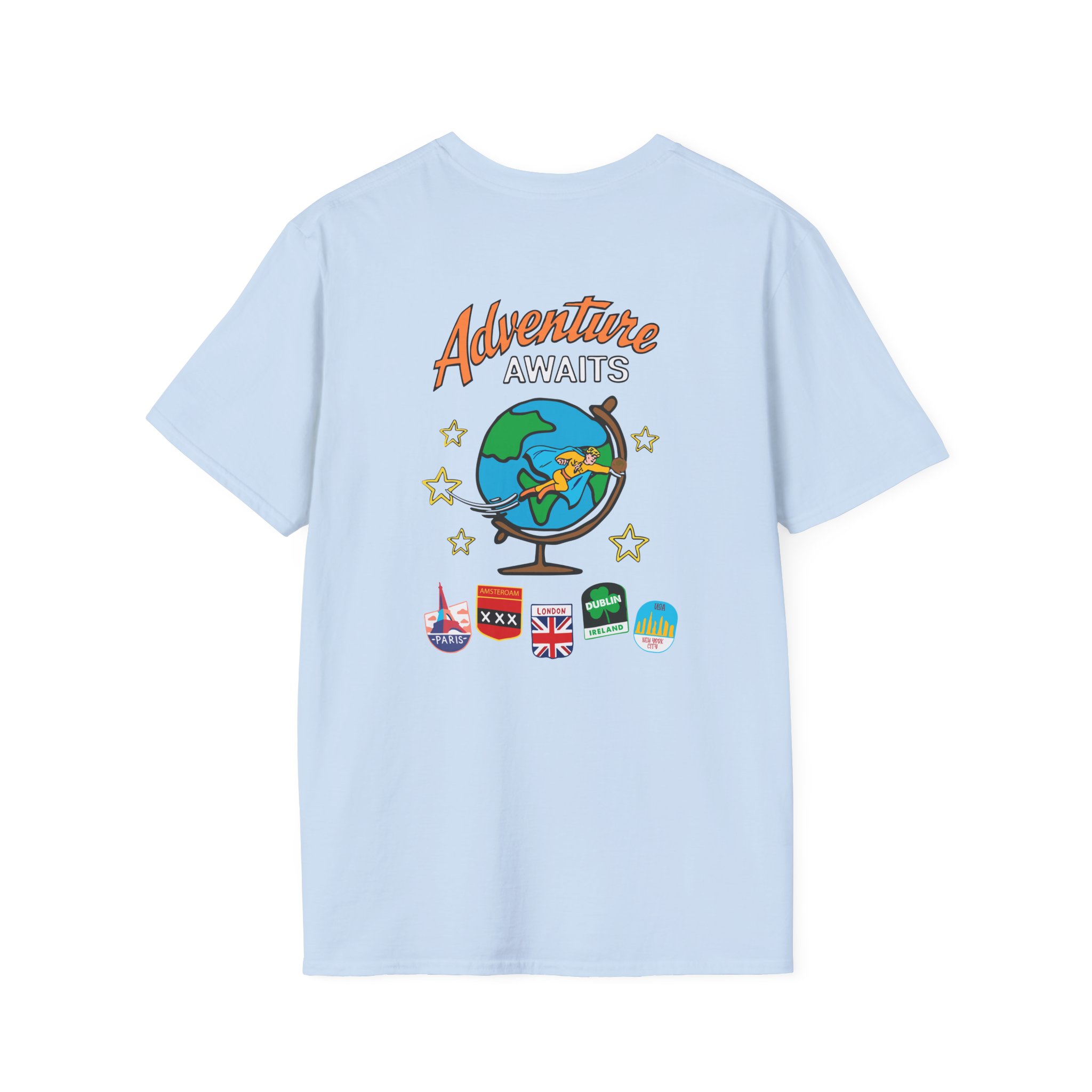 Ryan Trahan One Cent Adventure Awaits Travel Club Unisex Softstyle T-Shirt
