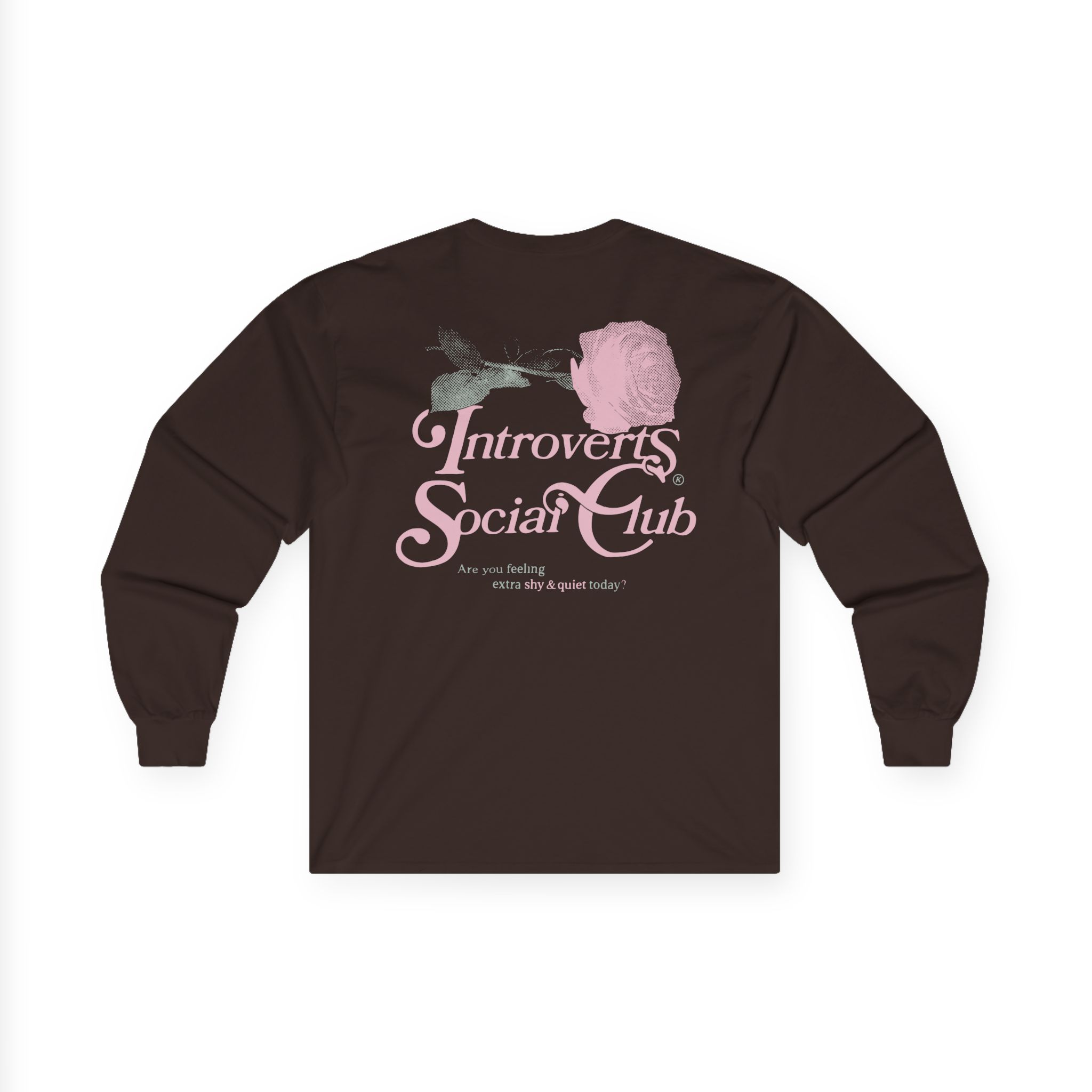 Kallmekris Introverts Social Club Unisex Ultra Cotton Long Sleeve Tee