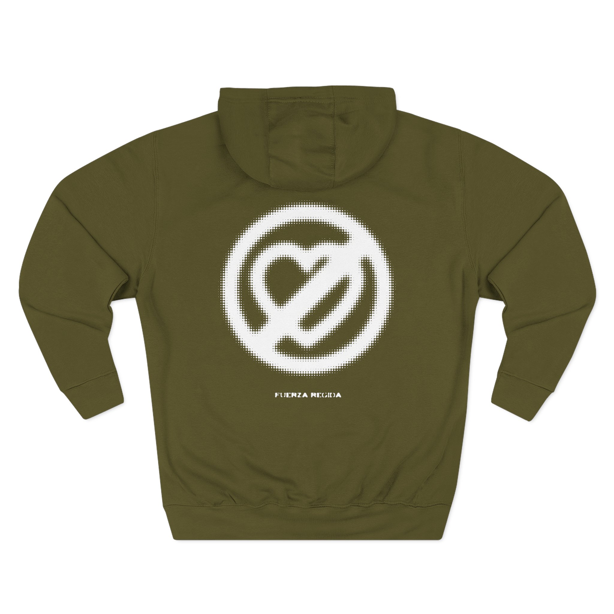 Fuerza Fuerza Pnte Blurry Three-Panel Fleece Hoodie