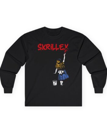 skrillex red girl Unisex Ultra Cotton Long Sleeve Tee