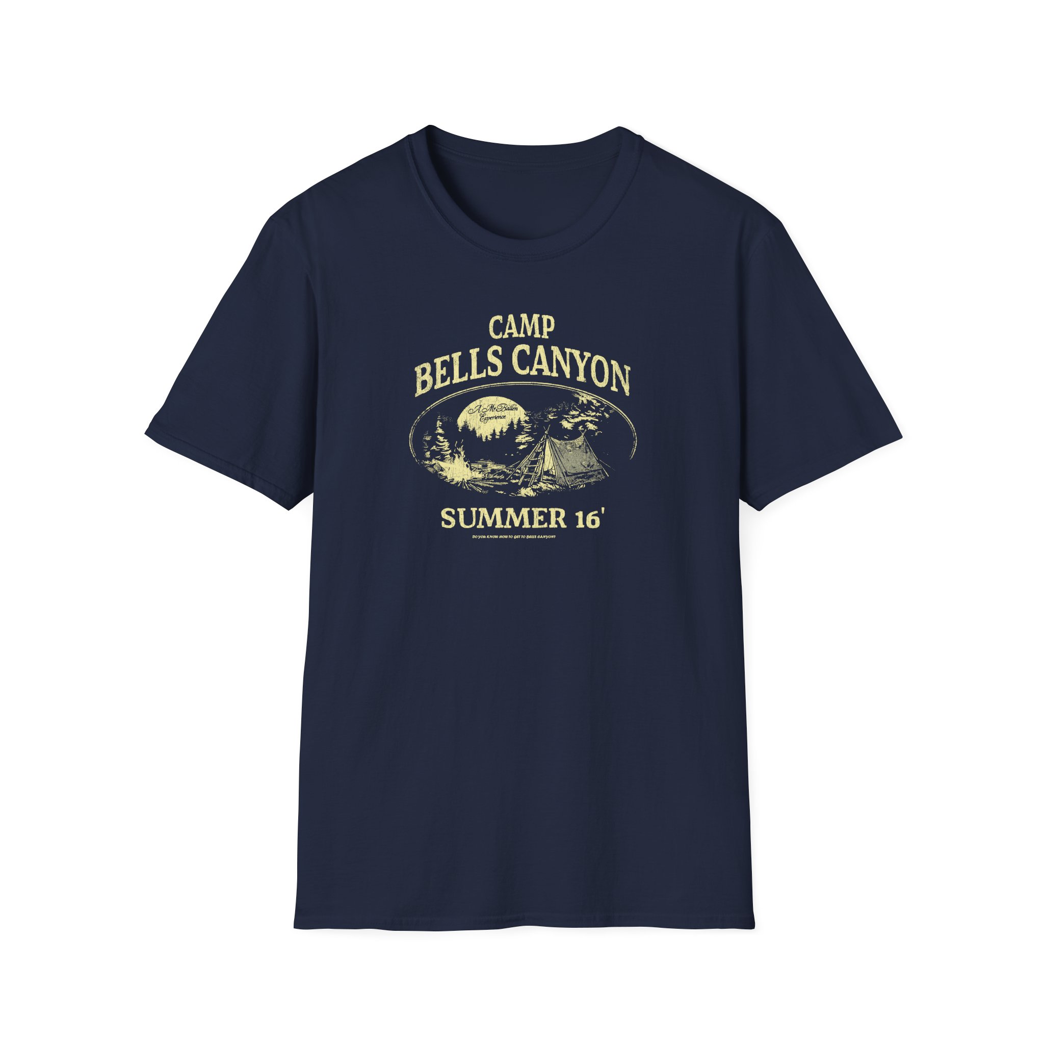 Mrballen Bells Canyon Distressed Unisex Softstyle T-Shirt