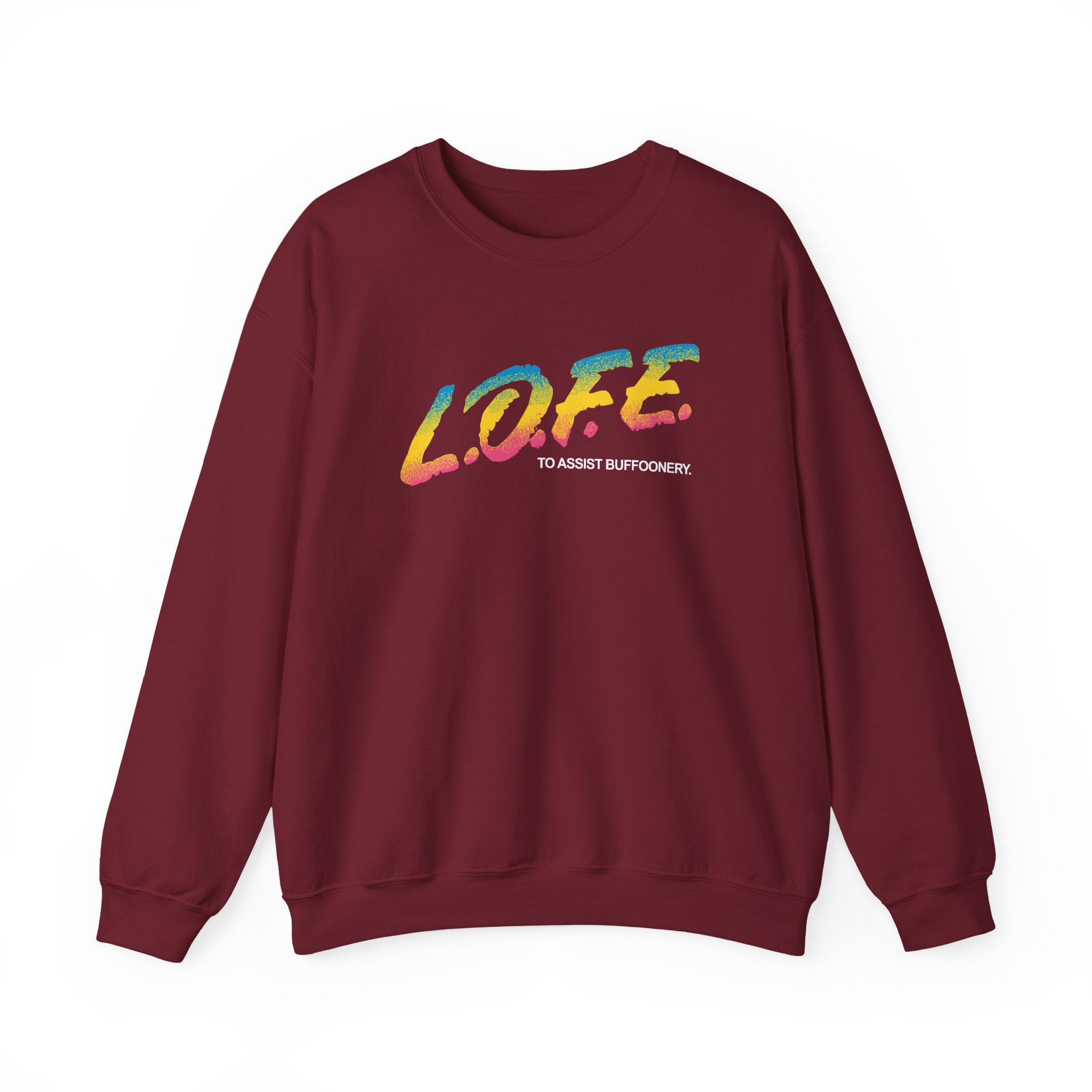 Lofe to Assist Buffoonery Unisex Heavy Blendâ„¢ Crewneck Sweatshirt