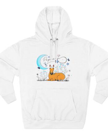 Harlow and Popcorn Three-Panel Fleece Hoodie