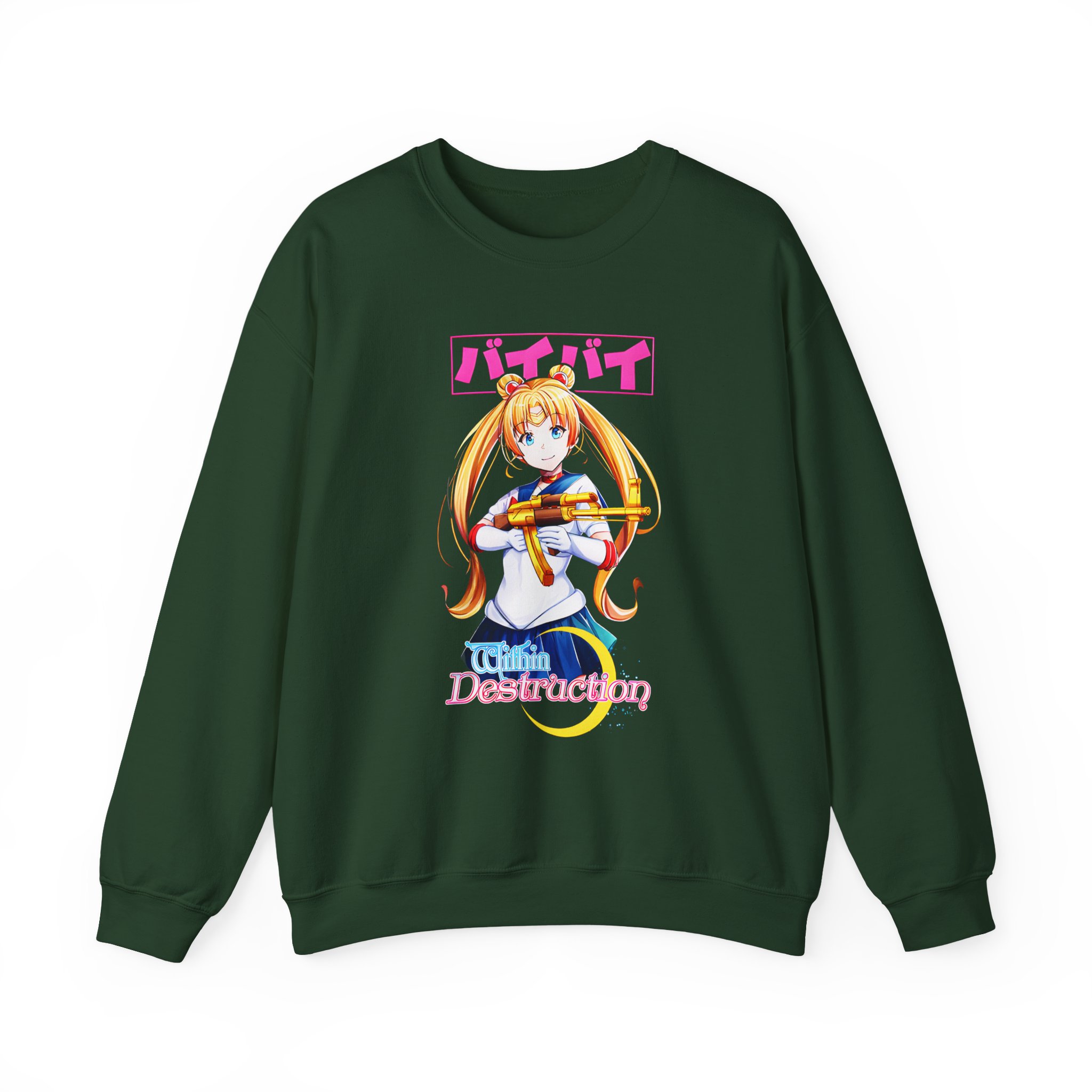 Within Destruction Sailor Moon Unisex Heavy Blend Crewneck Sweatshirt