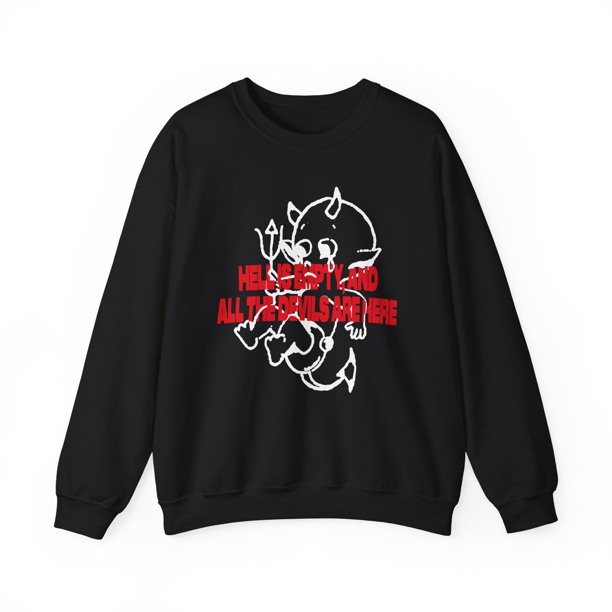 Slowthai Hell is Empty and All the Devils Are Here Unisex Heavy Blendâ„¢ Crewneck Sweatshirt