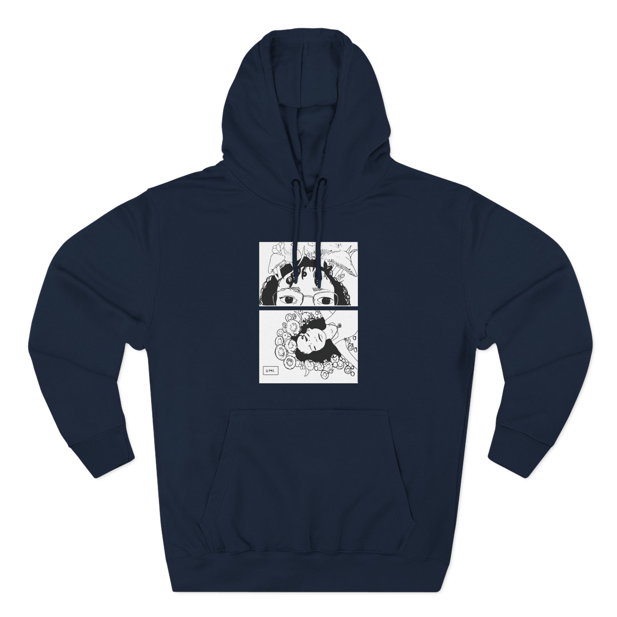 Umi Drawing Three-Panel Fleece Hoodie