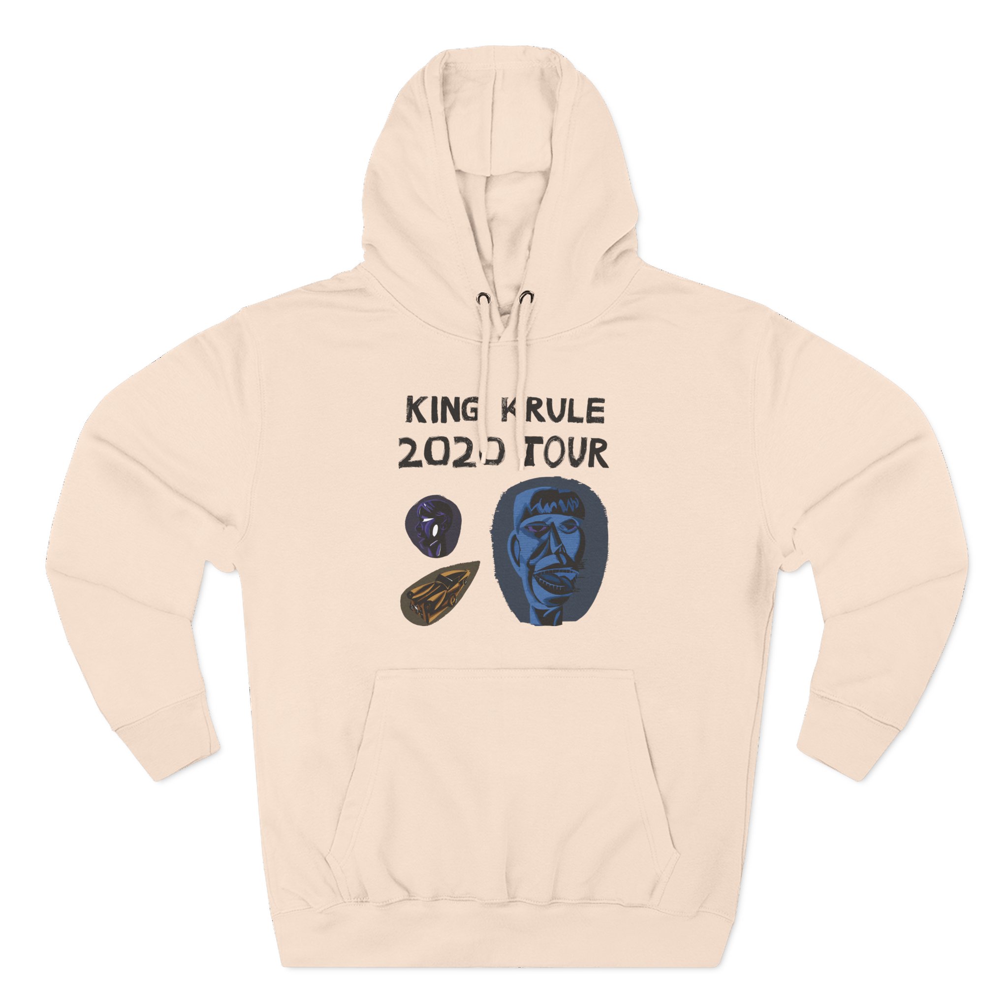 King Krule King Krule Tour Uk Europe Three-Panel Fleece Hoodie
