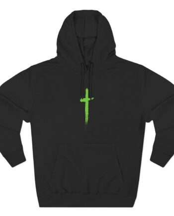 Saint Jhn Goth Festival Waffle Three-Panel Fleece Hoodie