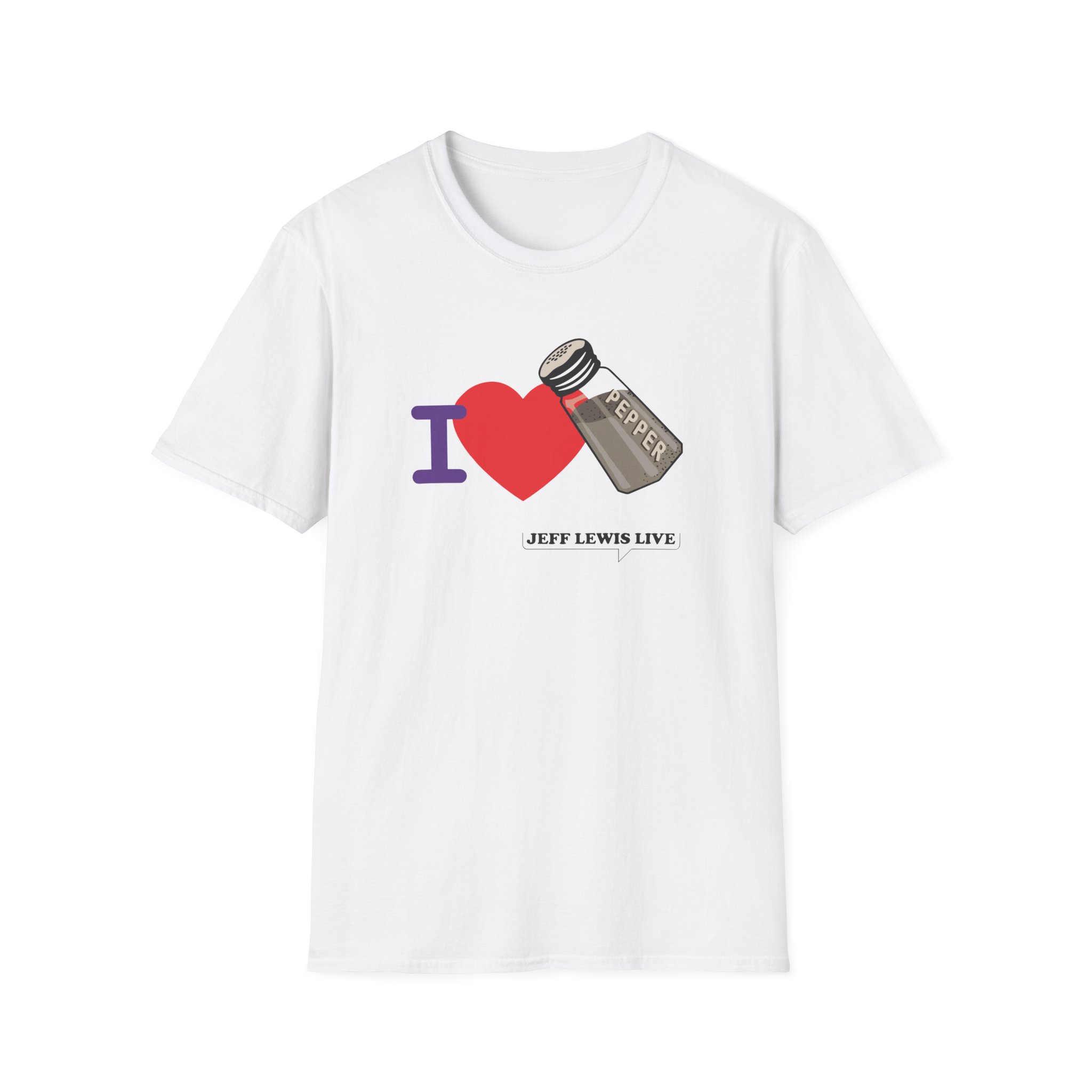 Jeff Lewis I Love Pepper Unisex Softstyle T-Shirt