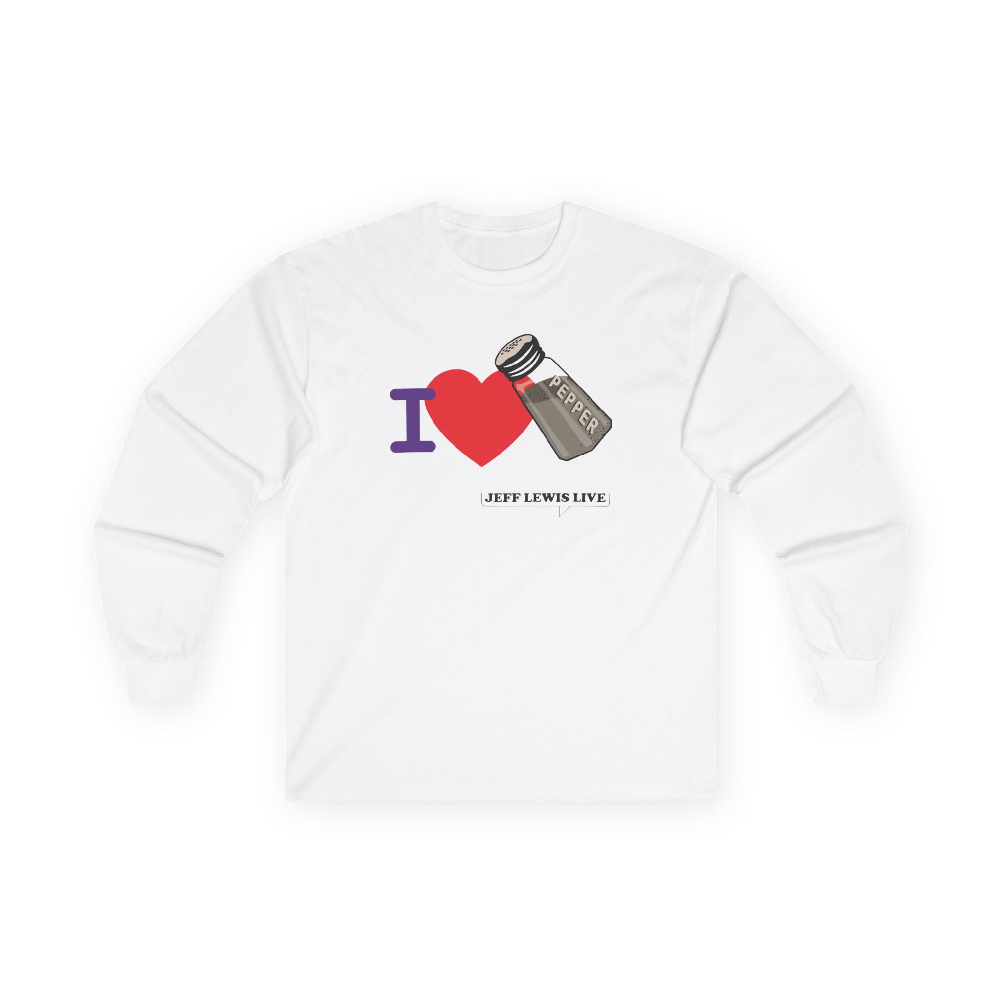 Jeff Lewis I Love Pepper Unisex Ultra Cotton Long Sleeve Tee