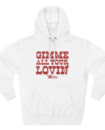Zz Top Valentine's Day Three-Panel Fleece Hoodie