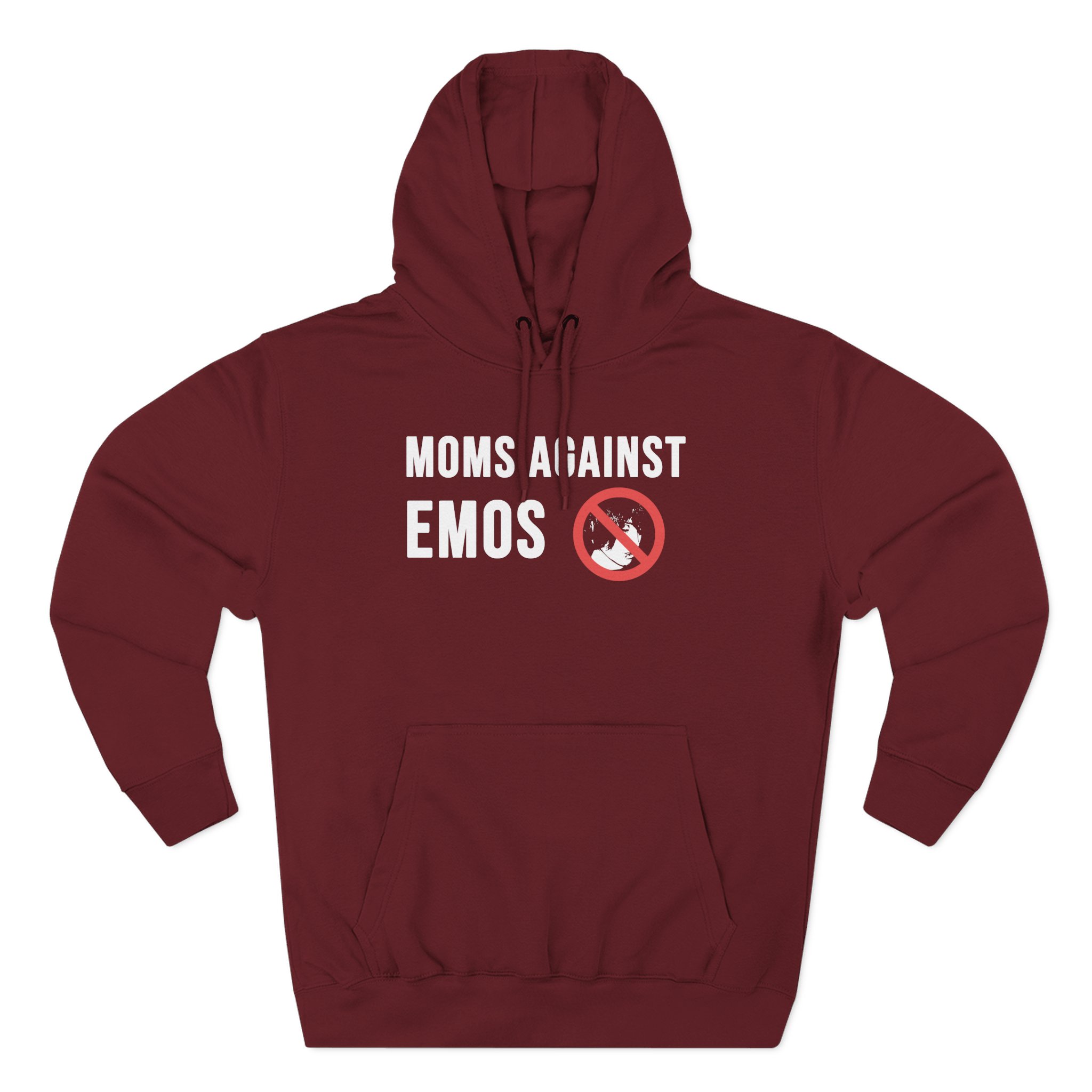 Jake & Johnnie Moms Against Emos Three-Panel Fleece Hoodie