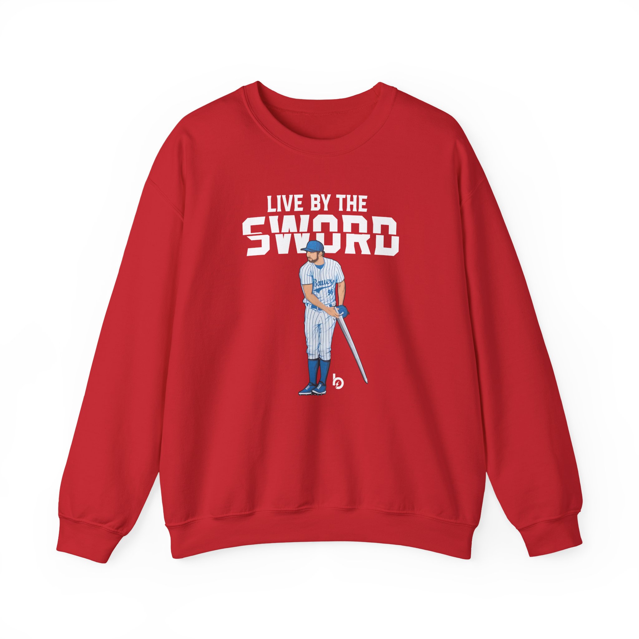 Trevor Bauer Live By The Sword Unisex Heavy Blendâ„¢ Crewneck Sweatshirt