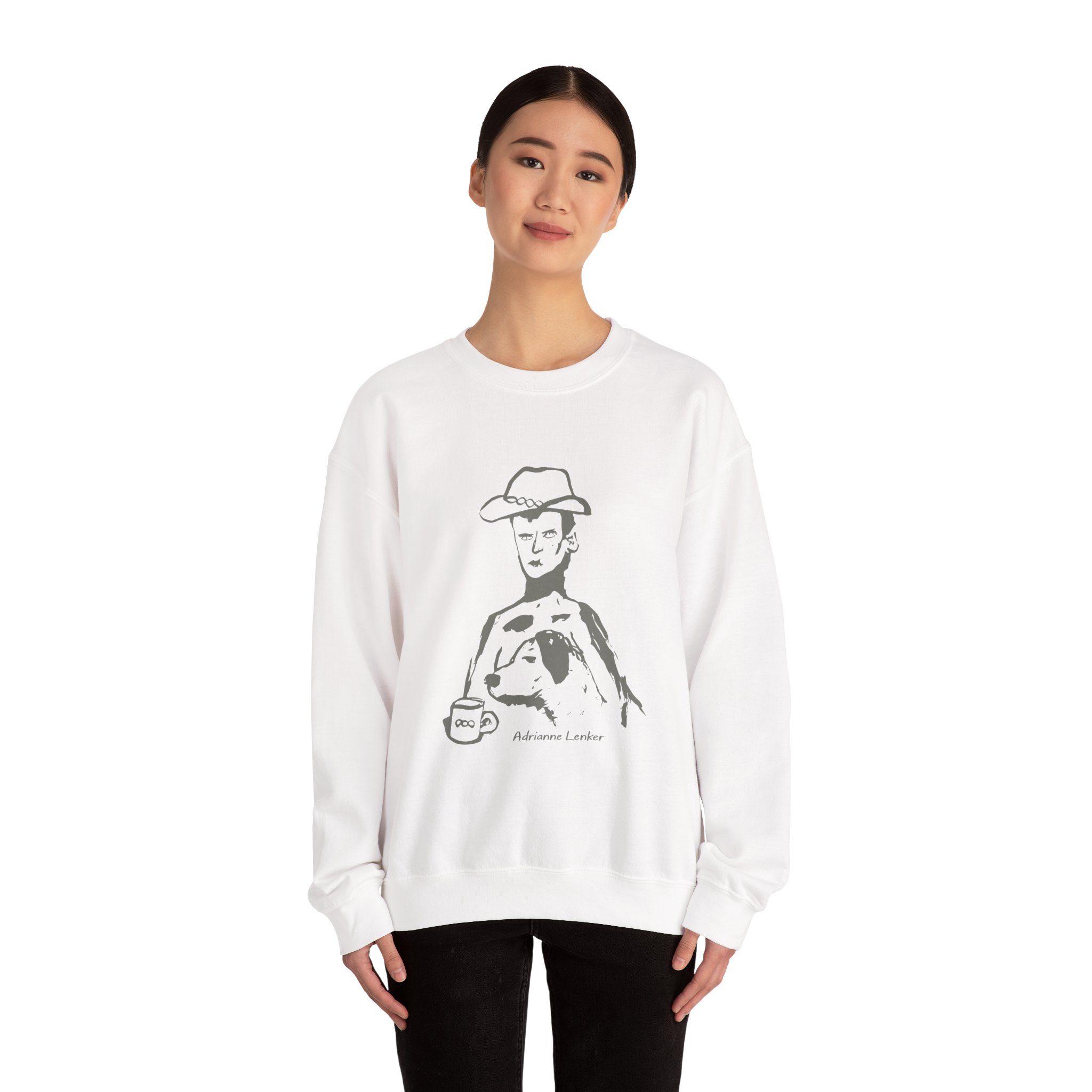 Adrianne Lenker Adrianne & Oso Unisex Heavy Blend Crewneck Sweatshirt